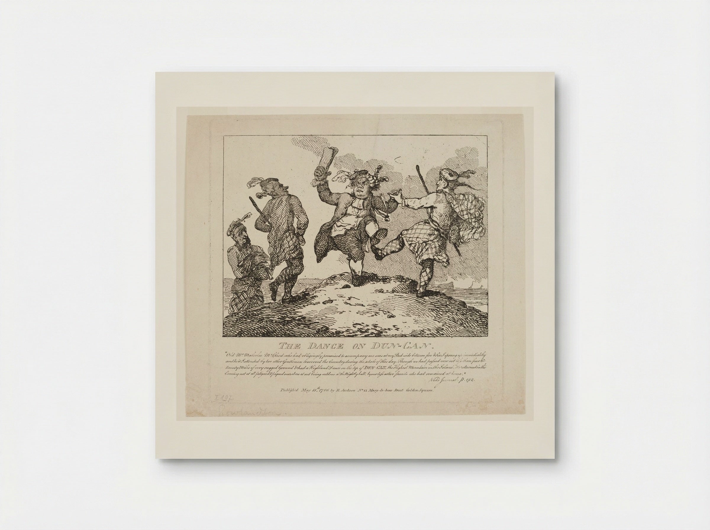 The Dance on Dun-Can - Thomas Rowlandson - Poster