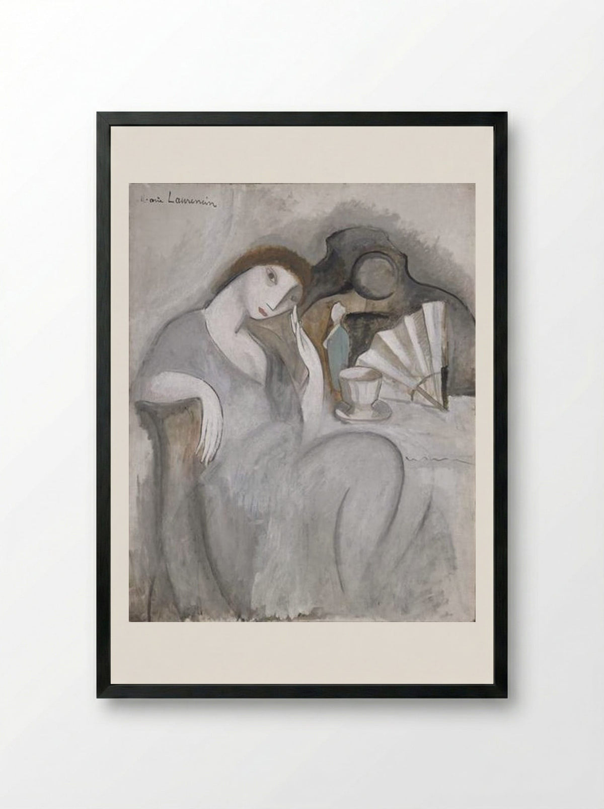 The Dancer - Marie Laurencin - Framed Print Black