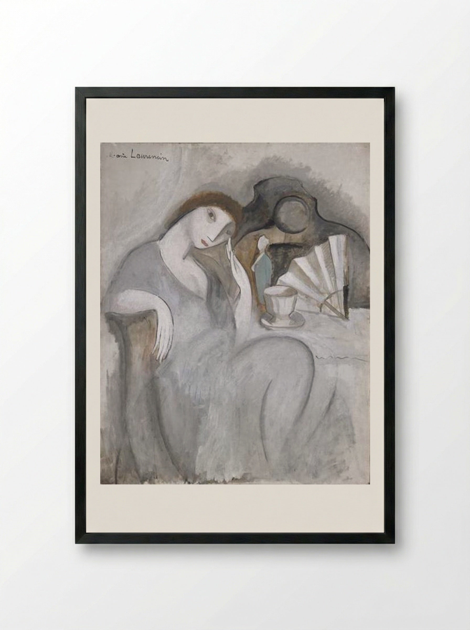 The Dancer - Marie Laurencin - Framed Print Black
