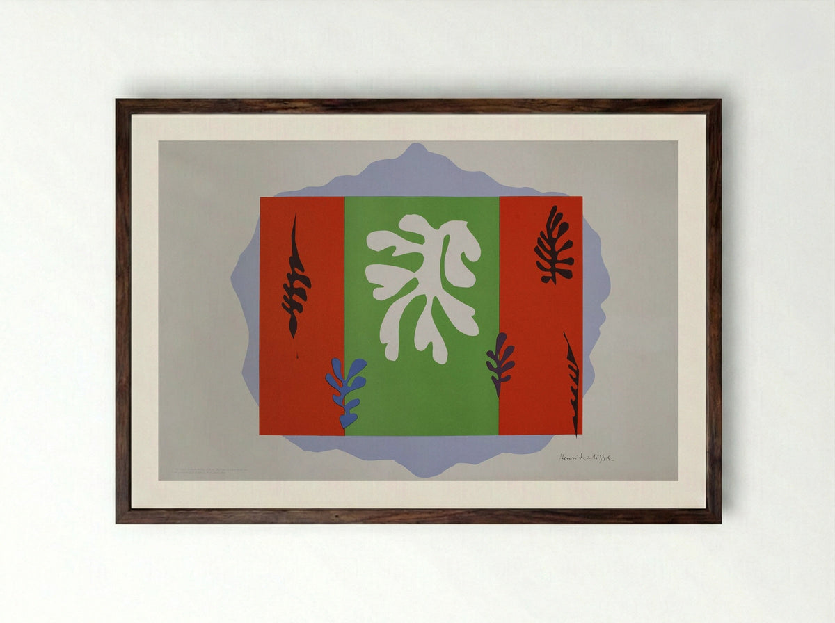 The Dancer - Henri Matisse - Framed Print Dark Wood