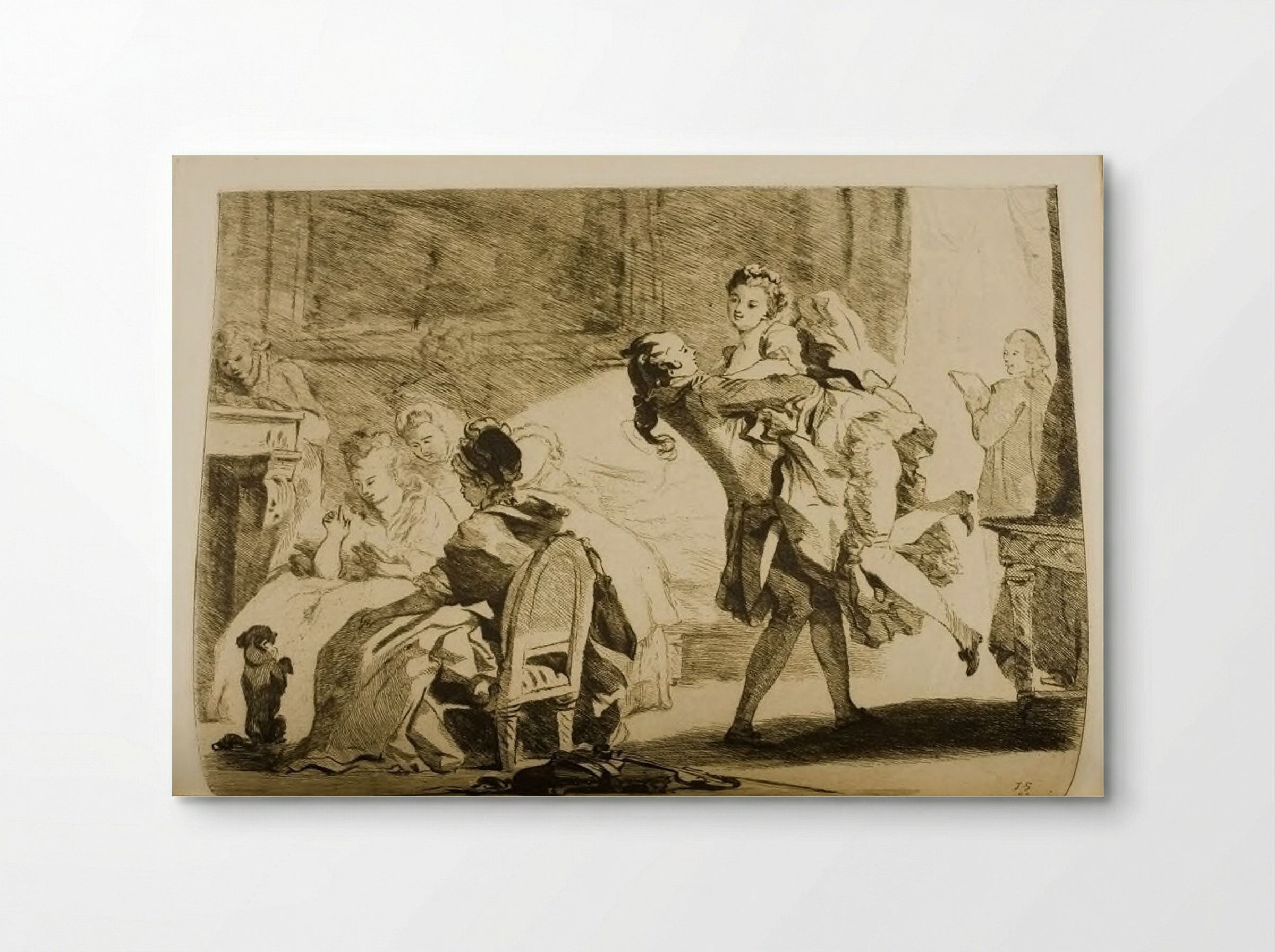 The Dancing Master - Jules de Goncourt - Poster