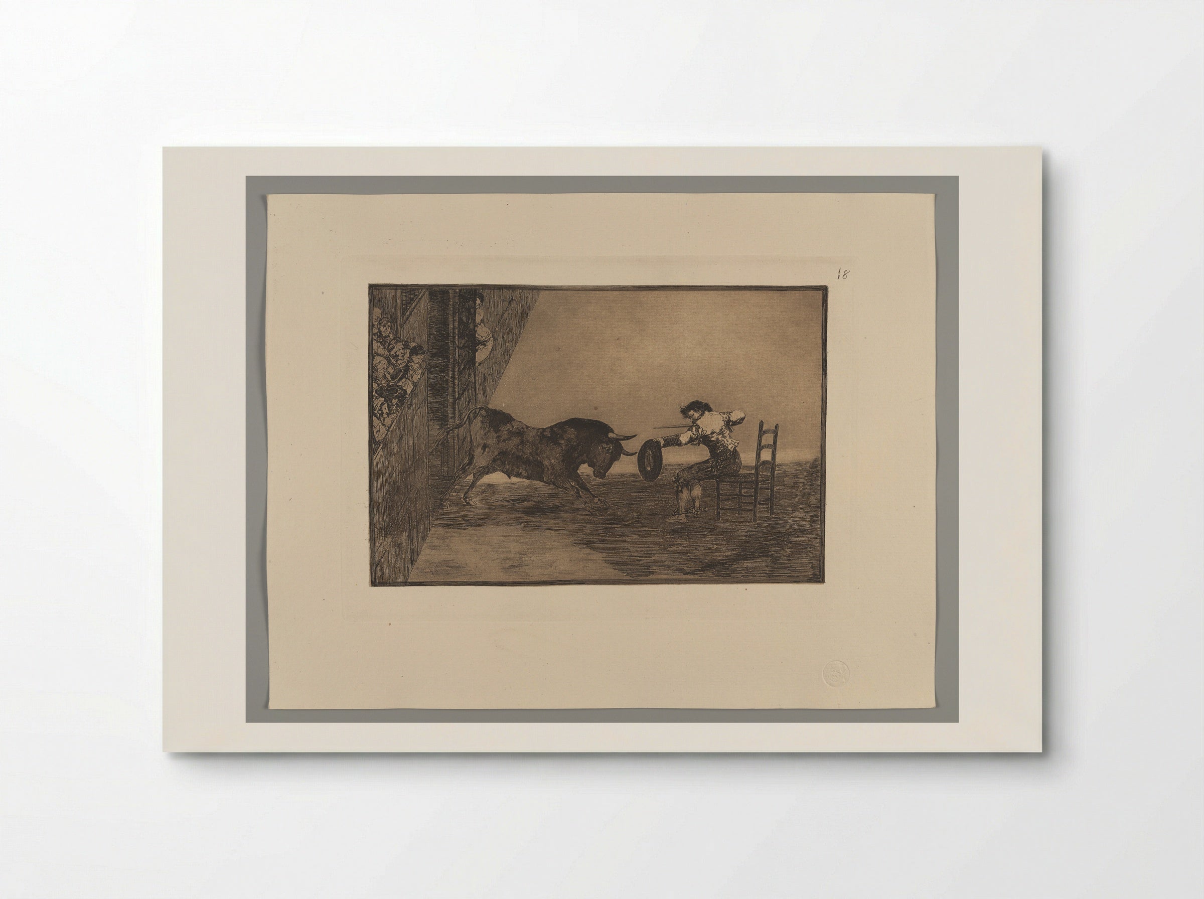 The Daring of Martincho in the Ring at Saragossa - Francisco José de Goya y Lucientes - Poster