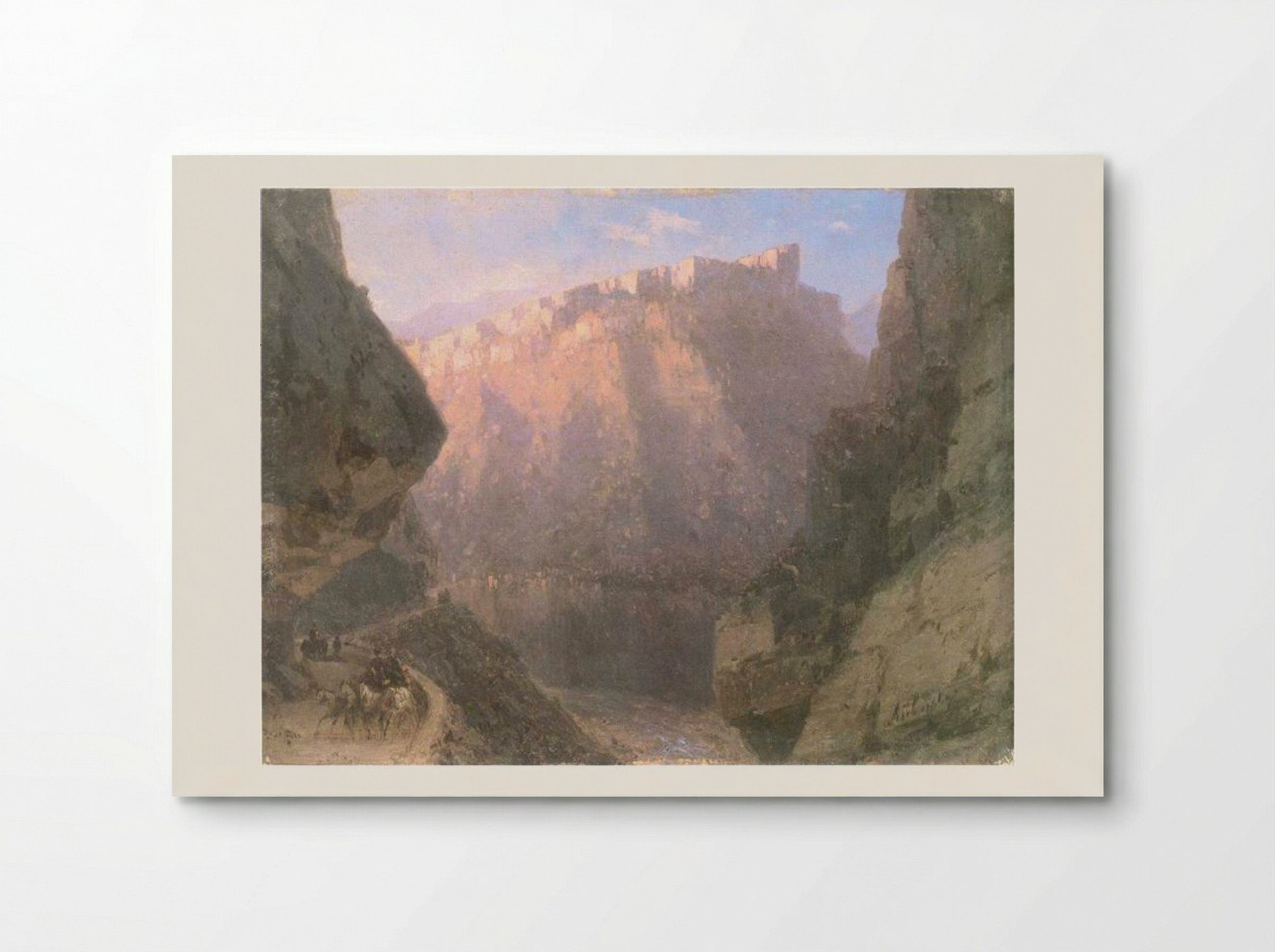 The Daryal Canyon - Ivan Aivazovsky - Poster