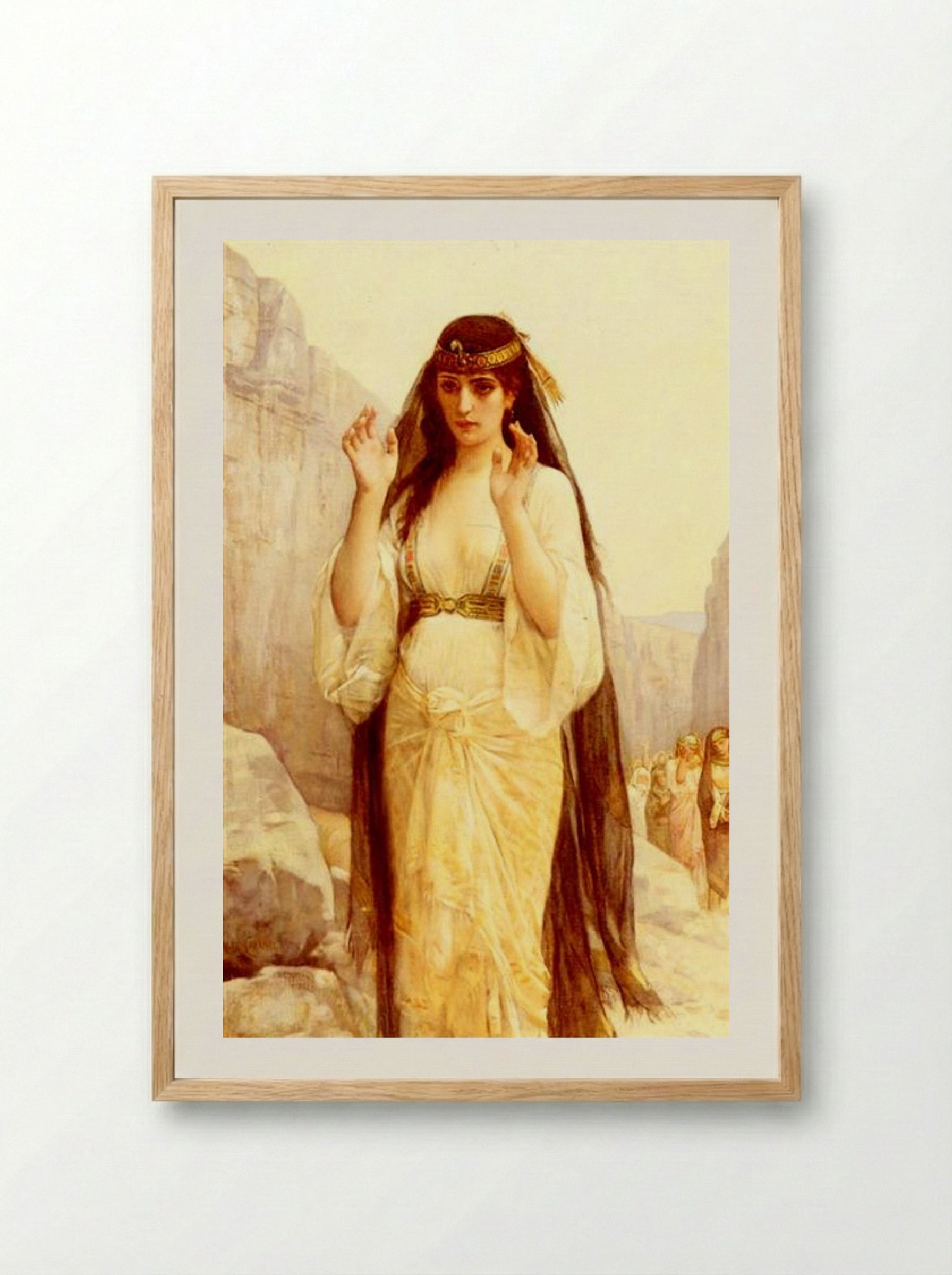 The Daughter of Jephthah - Alexandre Cabanel - Framed Print Wood