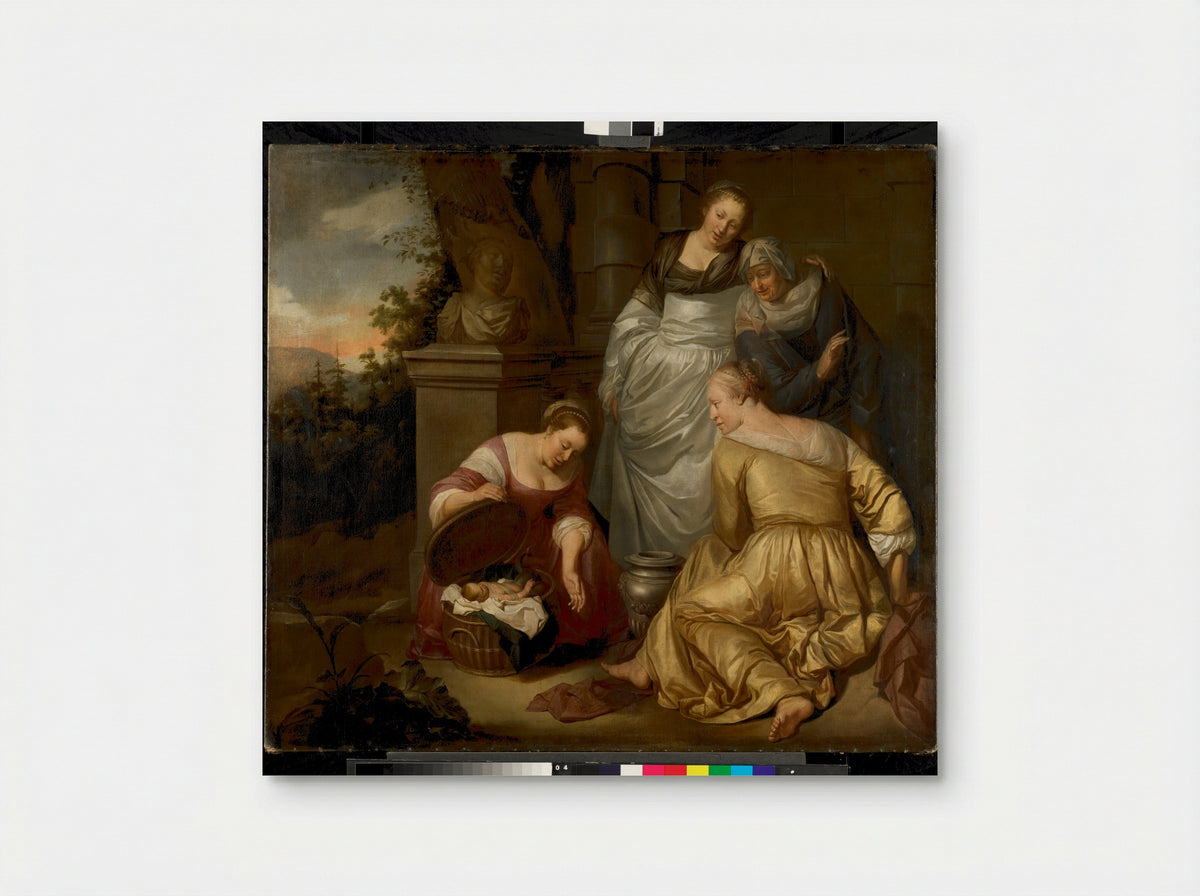 The Daughters of Cecrops Finding Erechthonius - Hendrick Heerschop - Poster