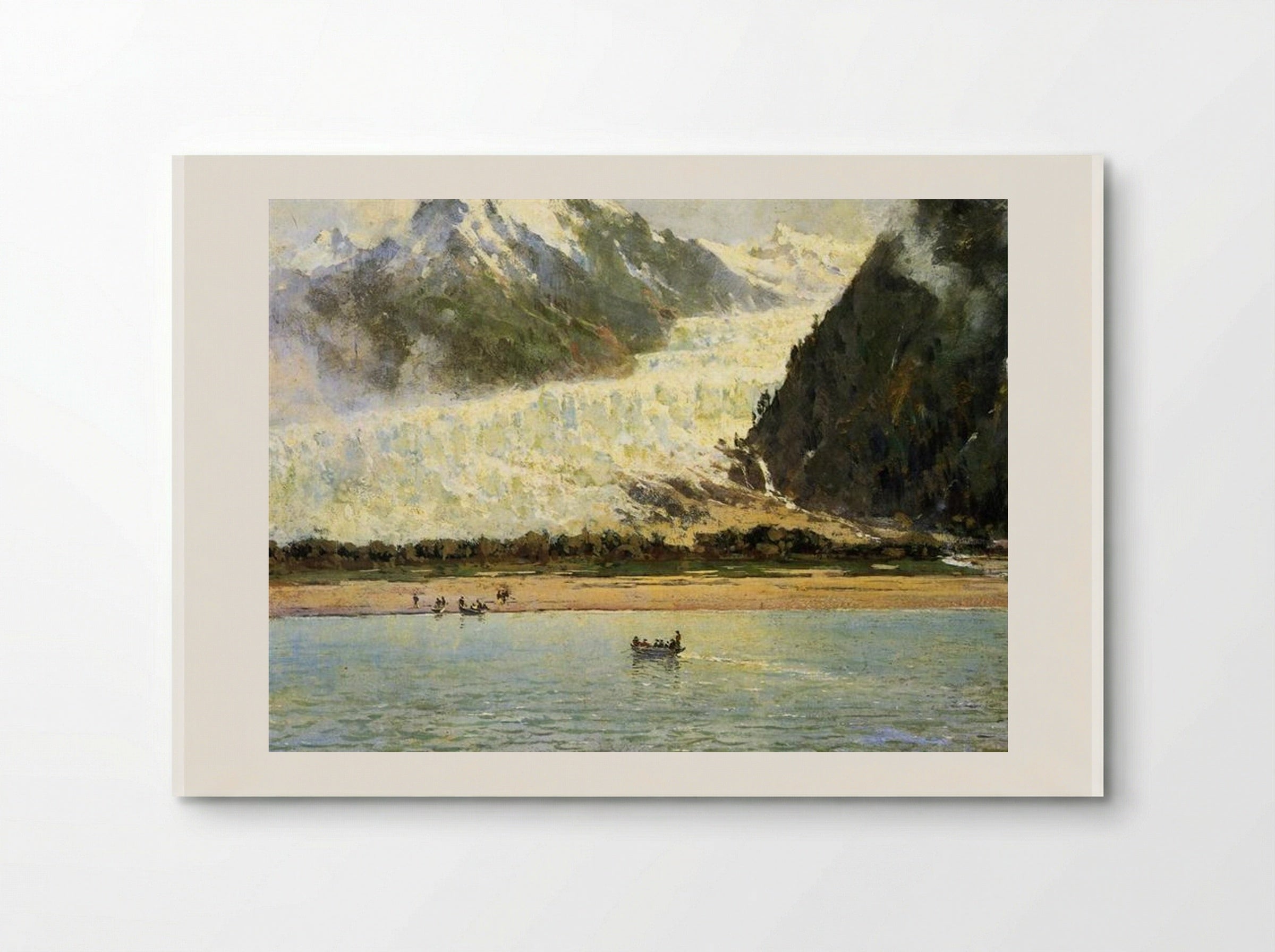 The Davidson Glacier - Thomas Hill - Poster