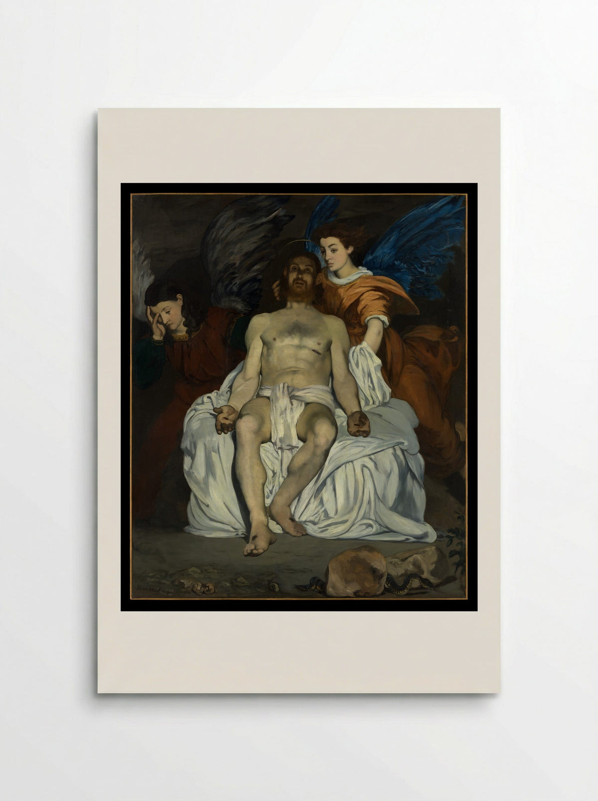 The Dead Christ with Angels - Edouard Manet - Poster