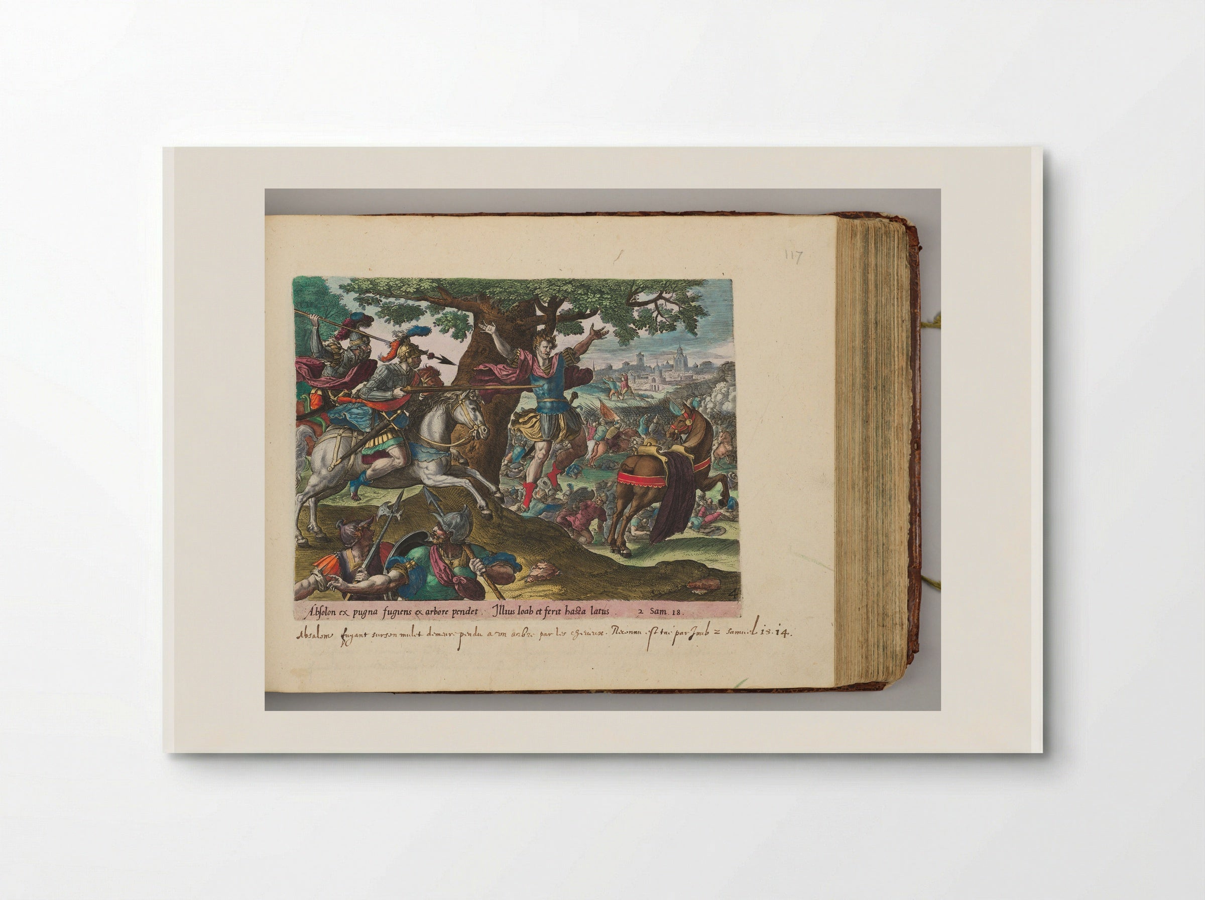 The Death of Absalom - Johannes Wierix - Poster