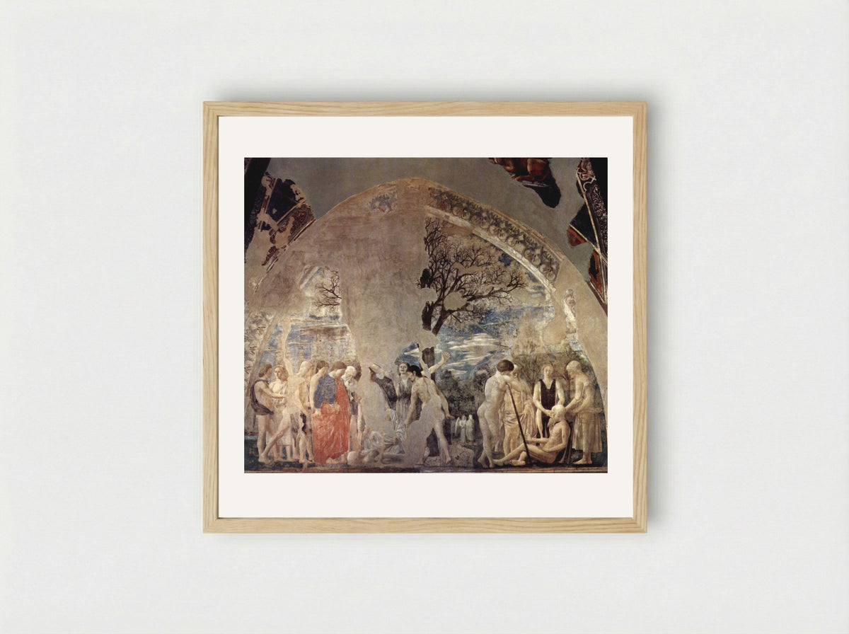 The Death of Adam - Piero della Francesca - Framed Print Wood