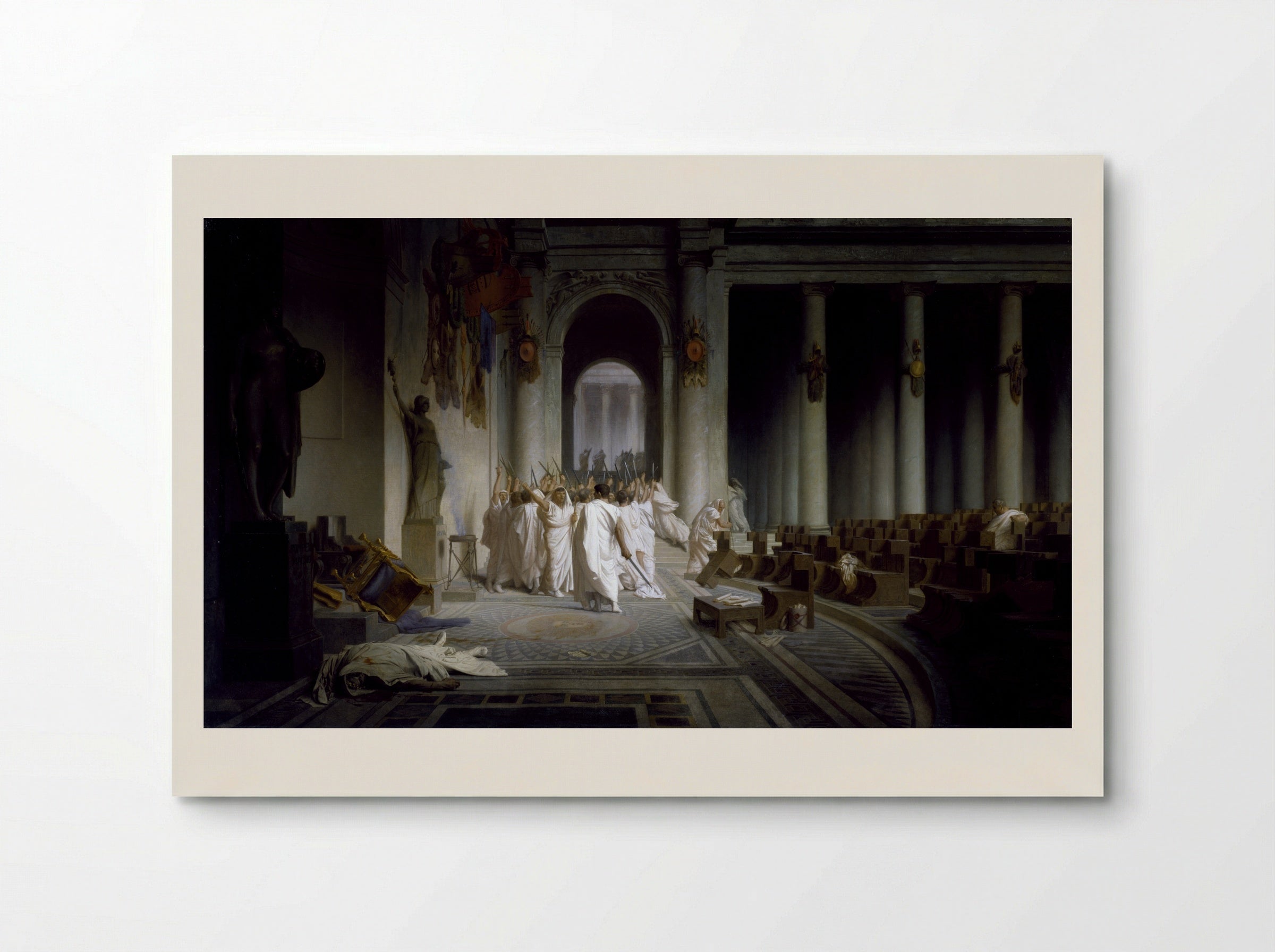 The Death of Caesar - Jean-Léon Gérôme - Poster
