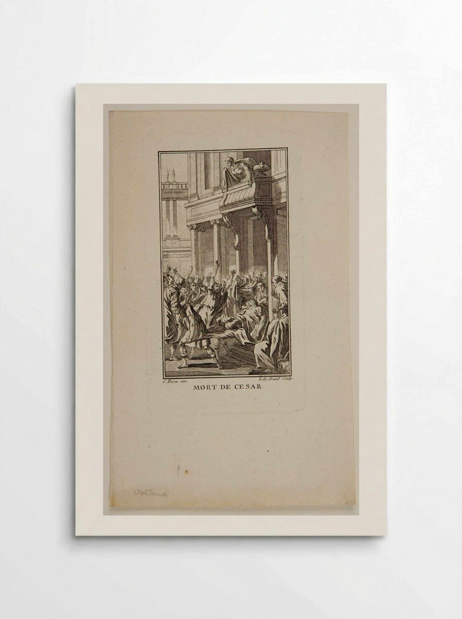 The Death of Caesar - Louis Legrand - Poster