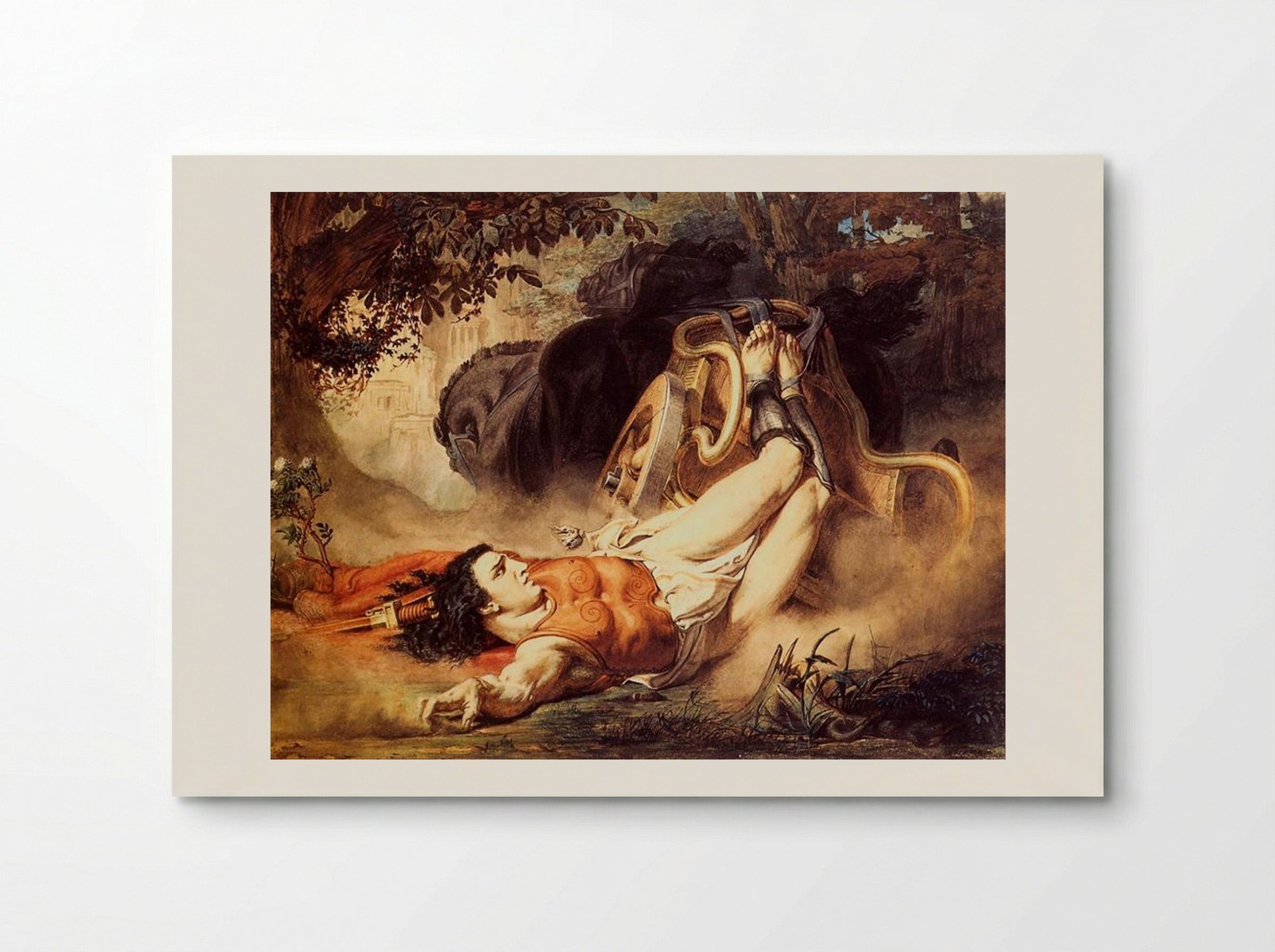 The Death of Hippolytus - Sir Lawrence Alma-Tadema - Poster