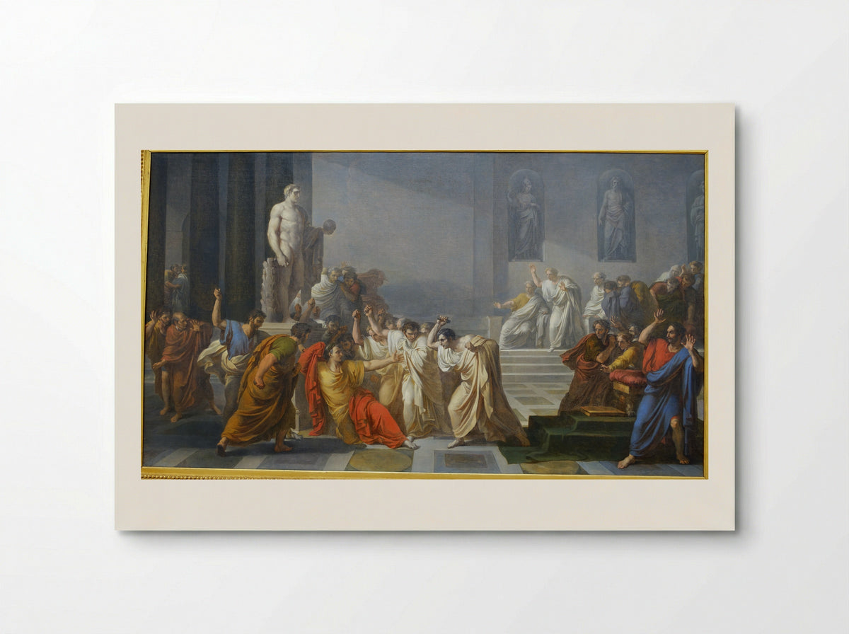 The Death of Julius Caesar - Vincenzo Camuccini - Poster