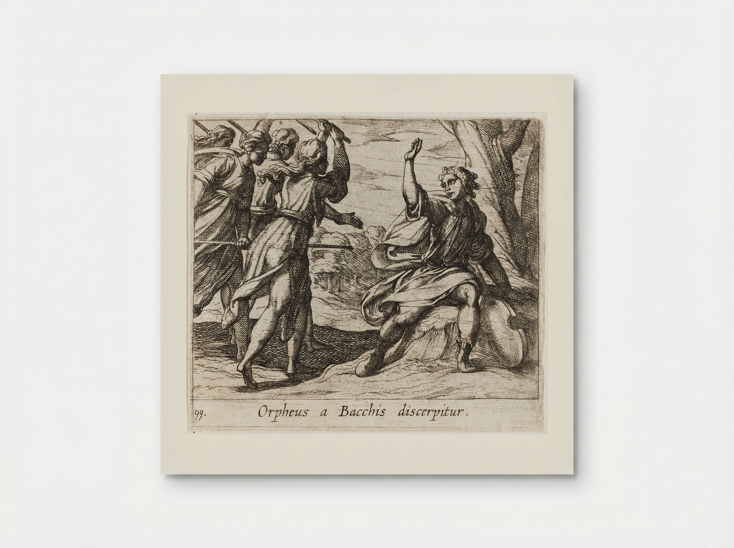 The Death of Orpheus - Antonio Tempesta - Poster