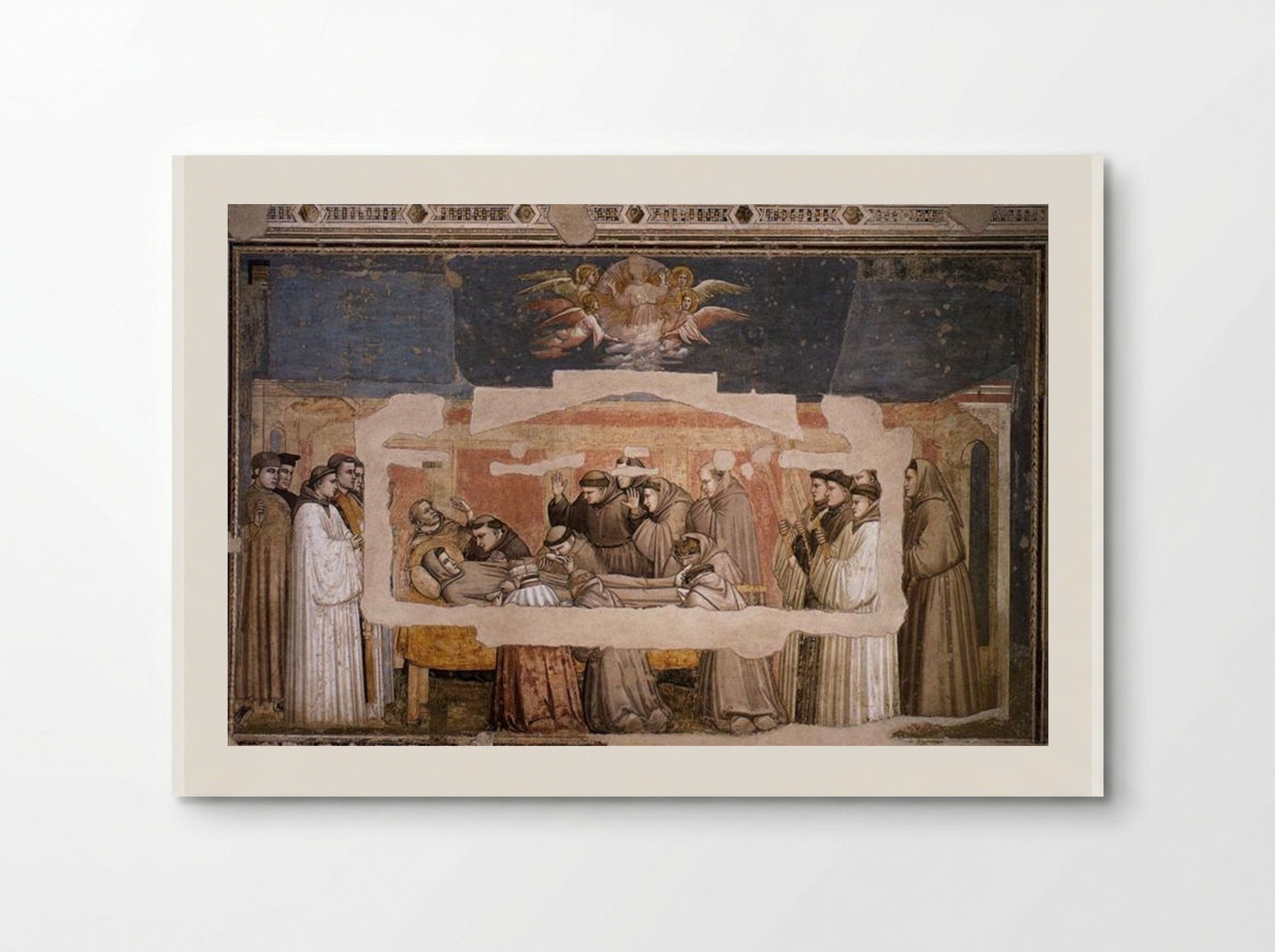 The Death of St. Francis - Giotto di Bondone - Poster