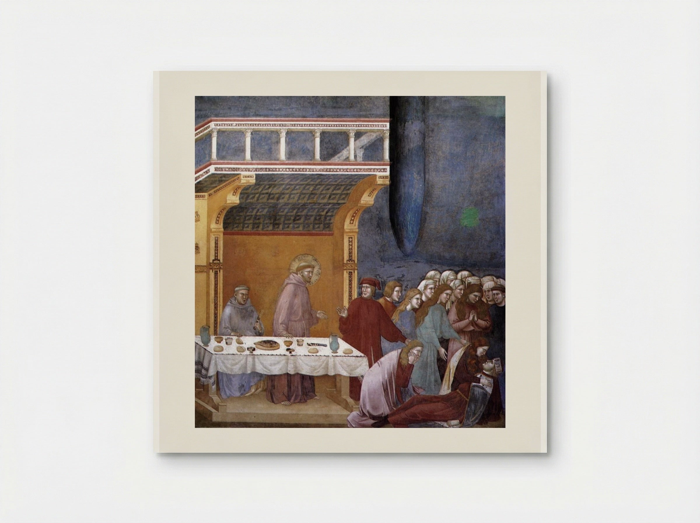 The Death of the Knight of Celano - Giotto di Bondone - Poster