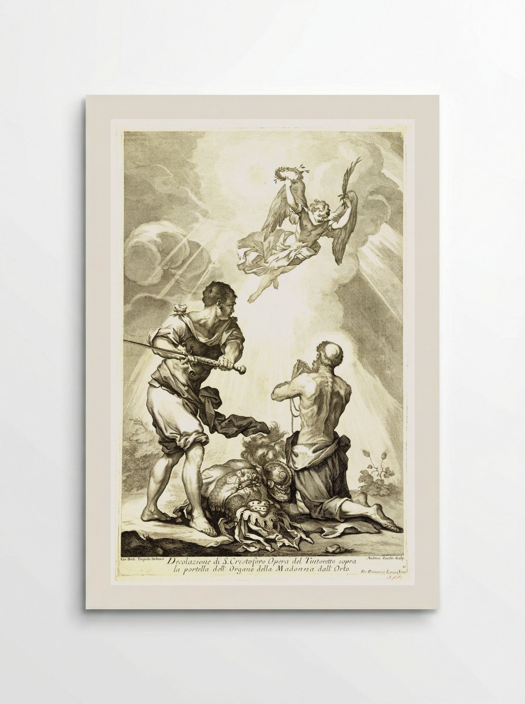 The Decapitation of Saint Christopher - Andrea Zucchi - Poster