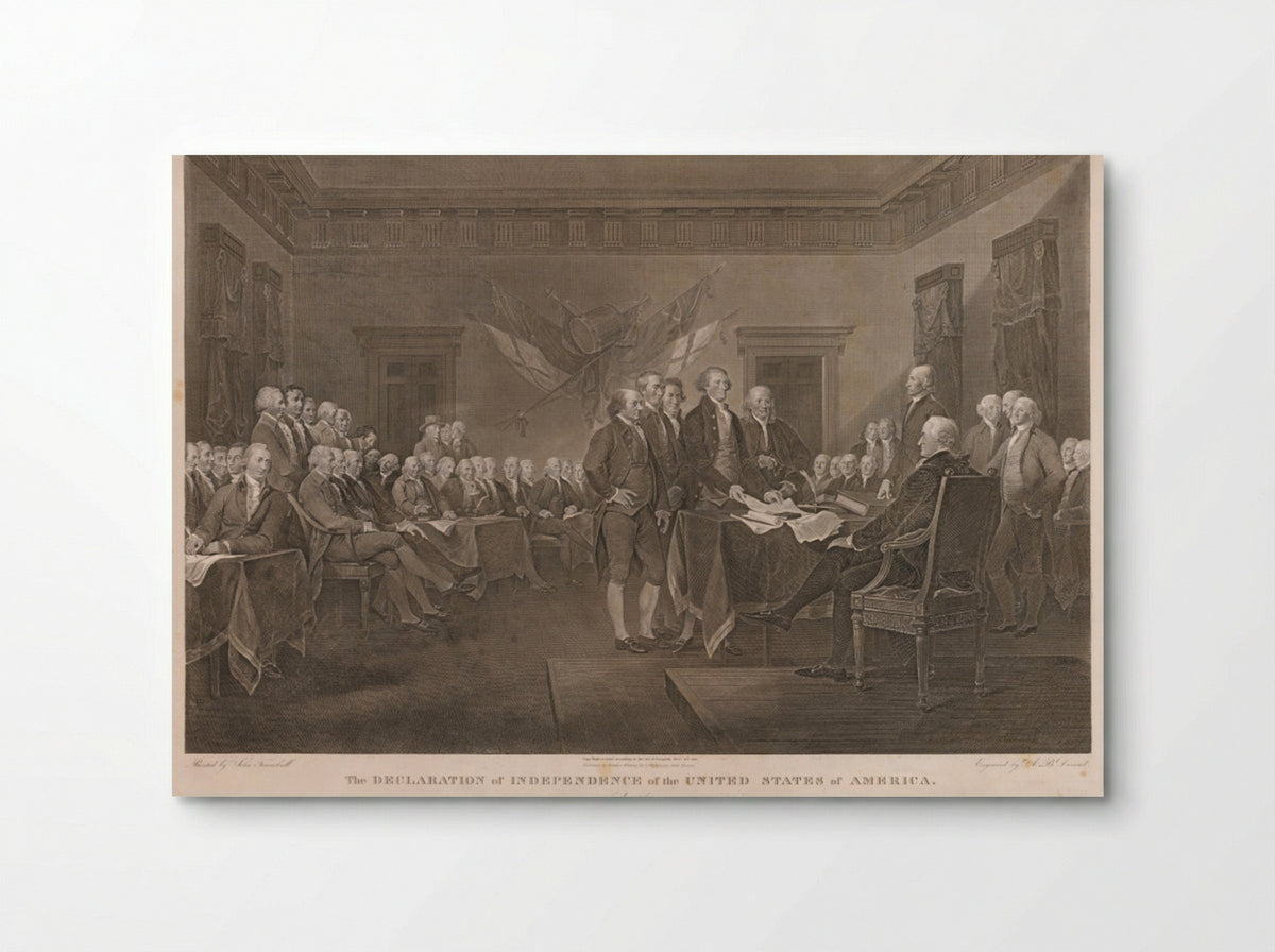 The Declaration of Independence - Asher B. Durand - Poster