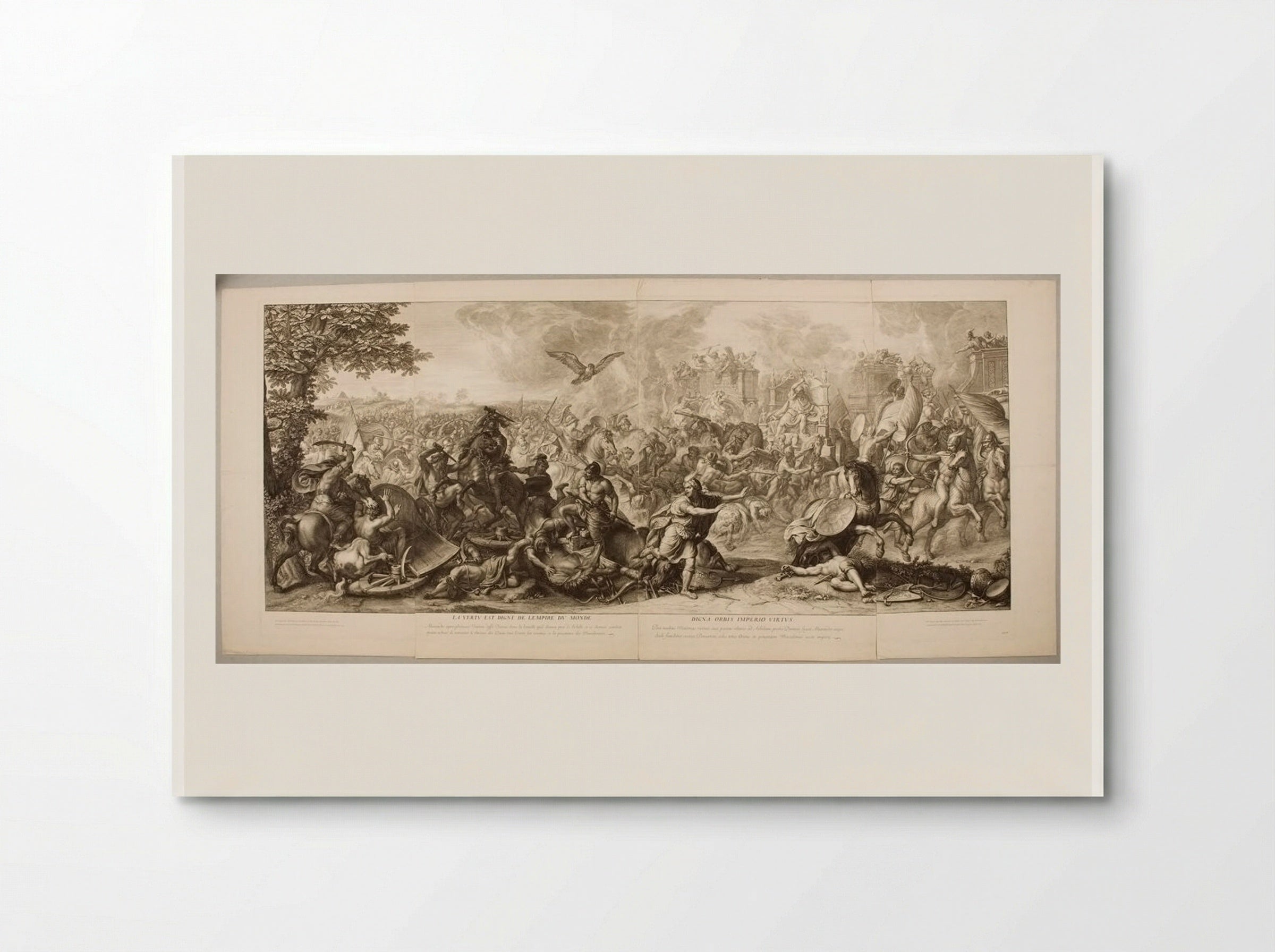 The Defeat of Darius at Arbela - Gérard Audran - Poster