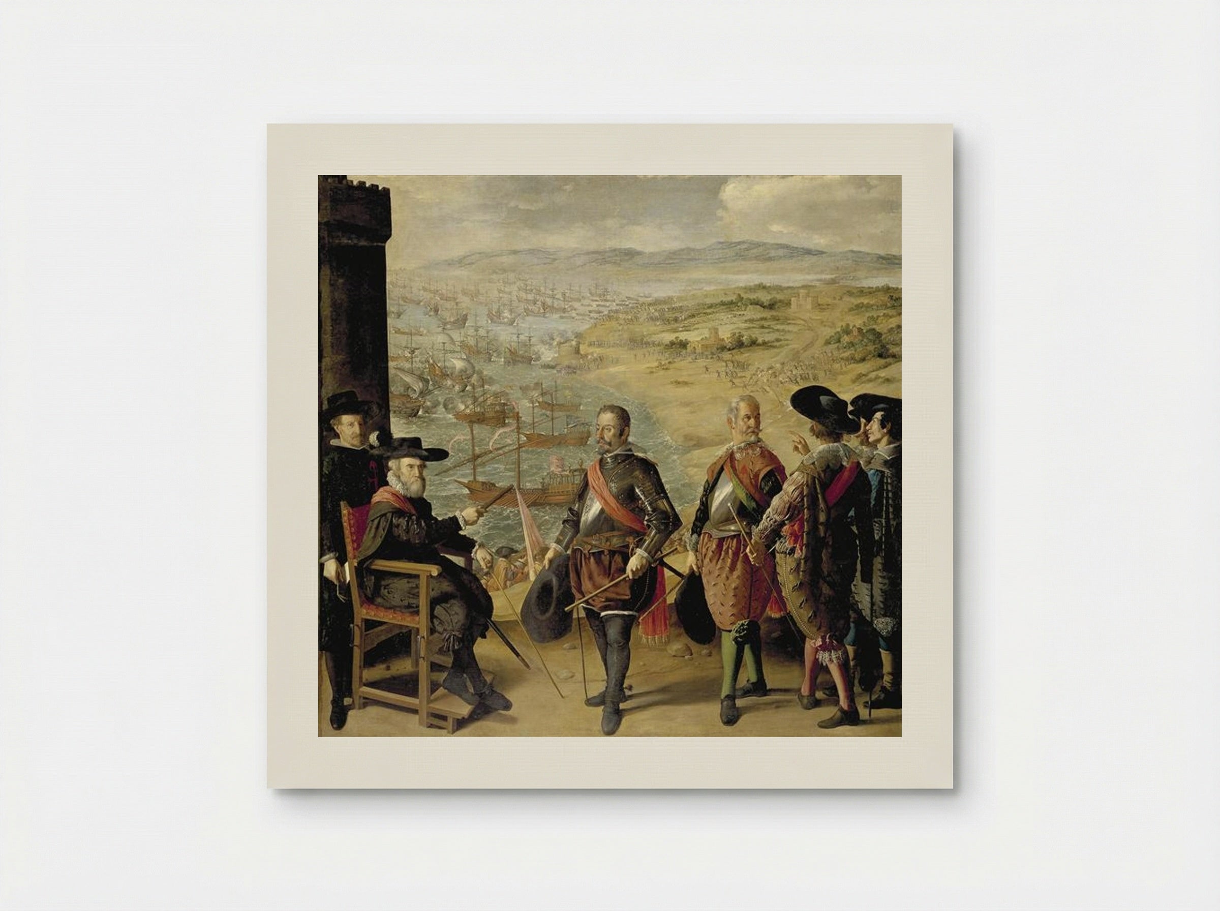 The Defence of Cadiz against the English - Francisco de Zurbarán - Poster