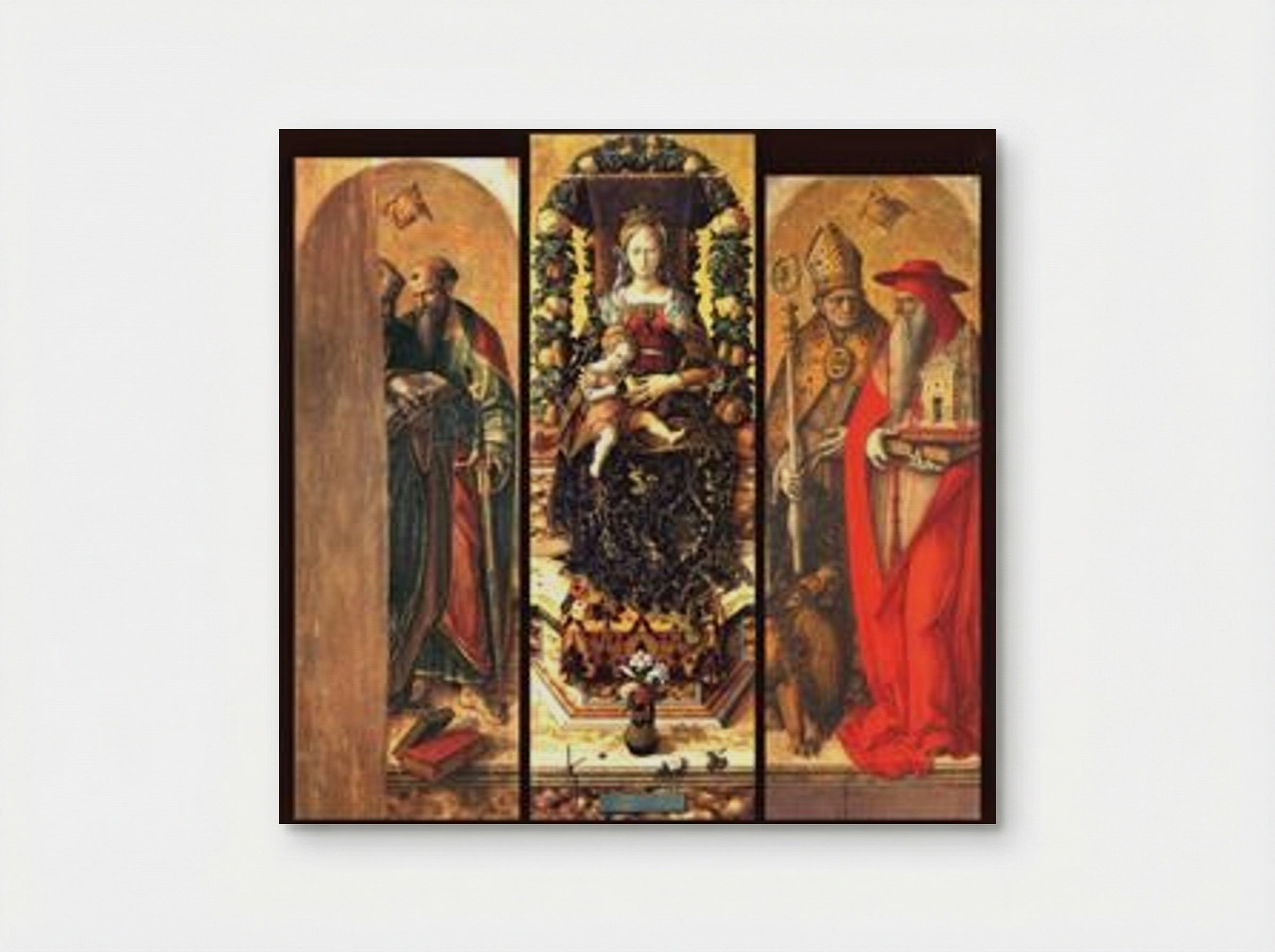 The Demidoff Altarpiece (Central Panels) - Carlo Crivelli - Poster