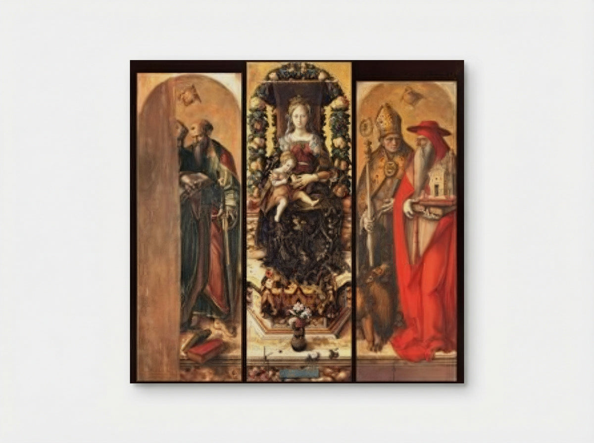 The Demidoff Altarpiece (Central Panels) - Carlo Crivelli - Poster