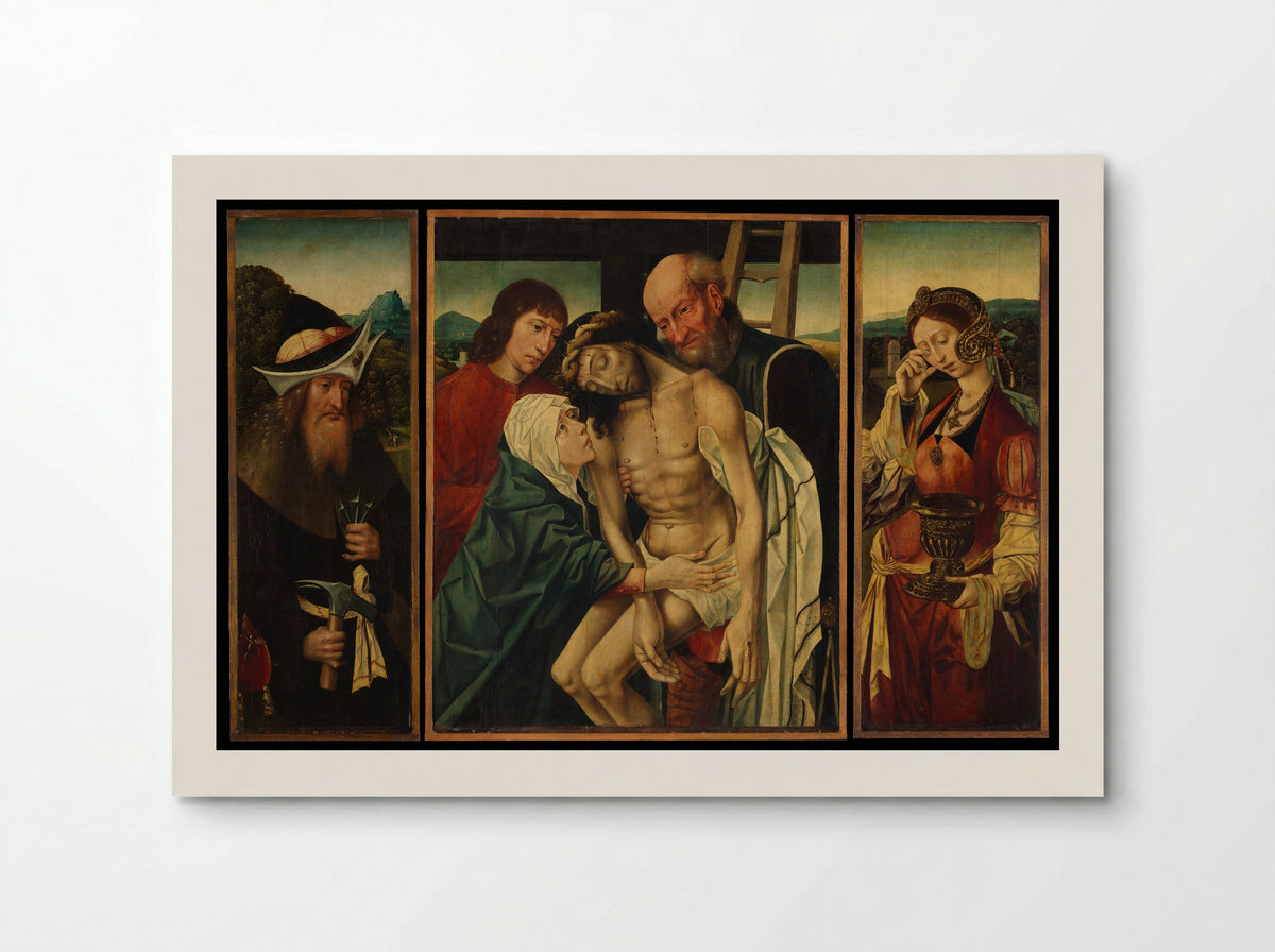 The Descent from the Cross - Master of the Holy Blood - Poster