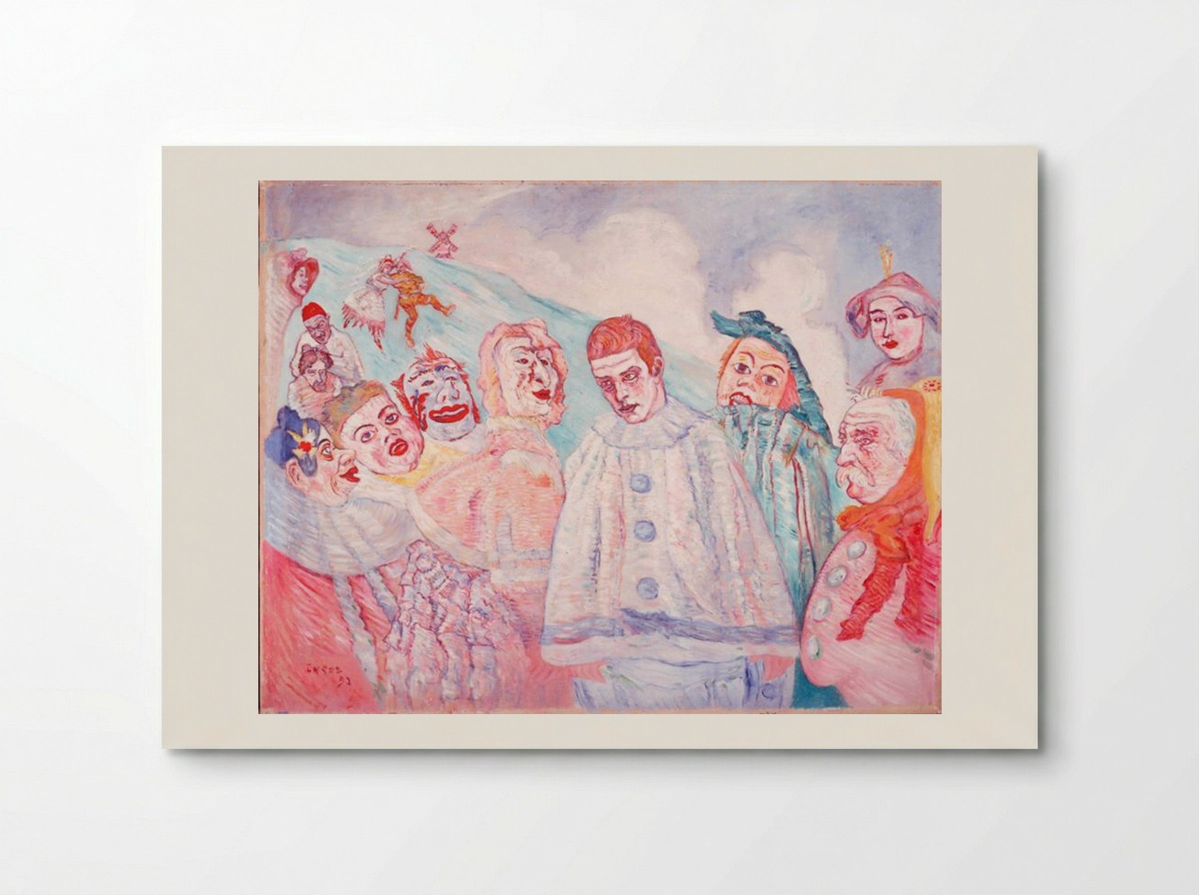 The Despair of Pierrot - James Ensor - Poster