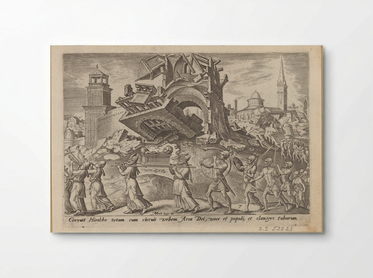 The Destruction of Jericho - Philips Galle - Poster