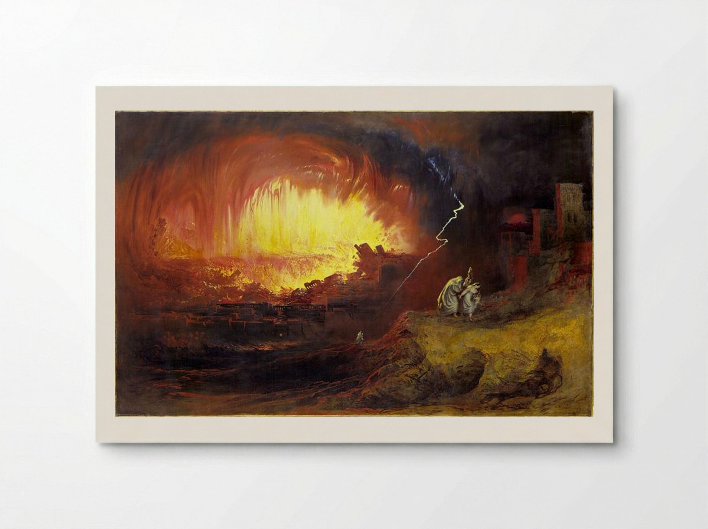 The Destruction of Sodom and Gomorrah - John Martin - Poster