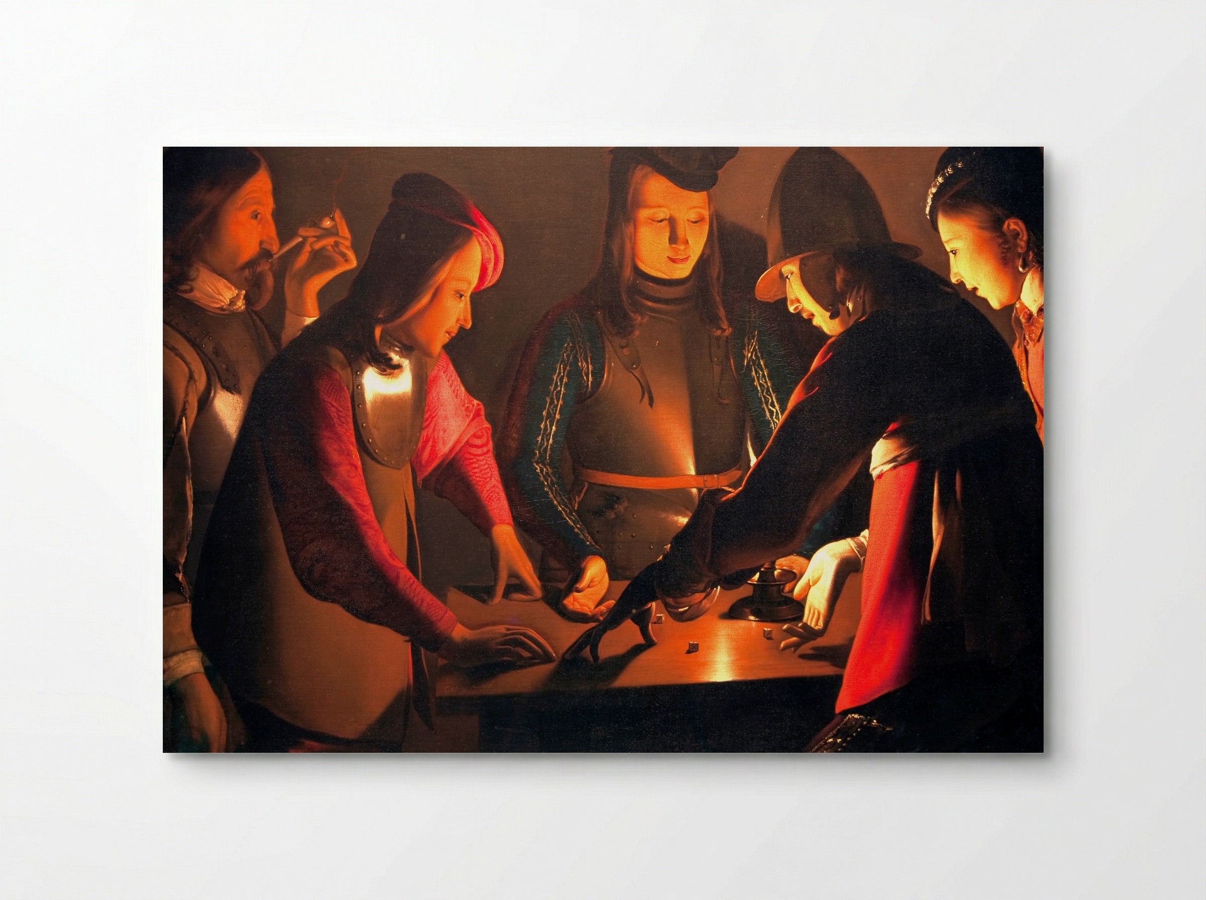 The Dice Players - Georges de la Tour - Poster