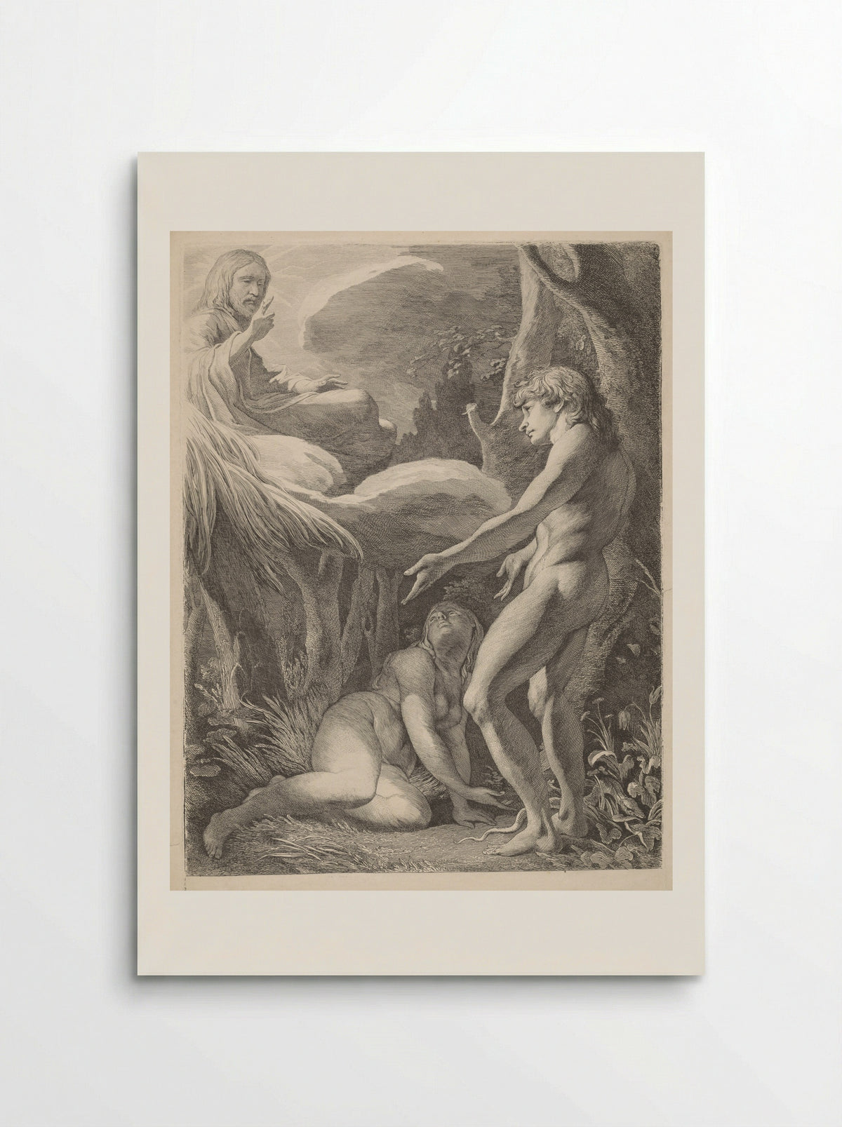 The Discovery of Adam and Eve - James Barry - Poster
