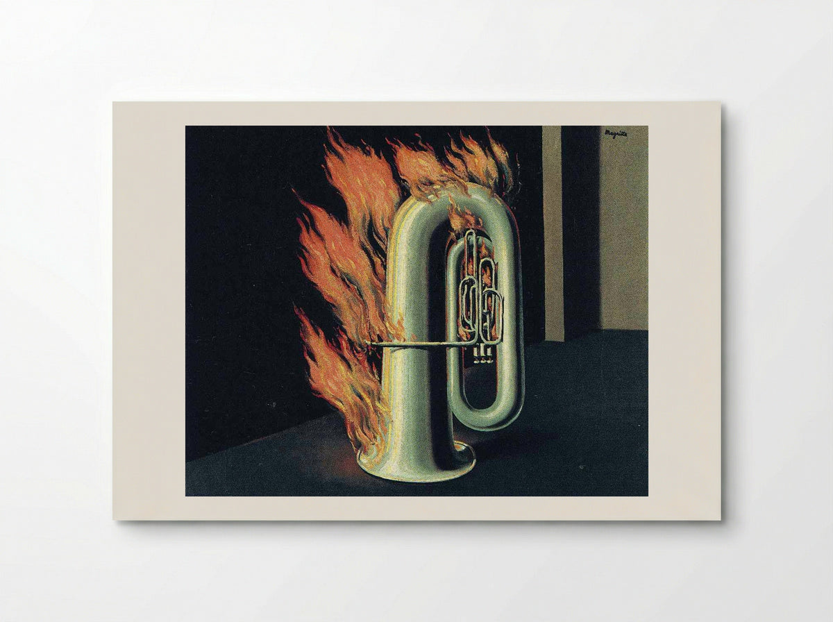 The Discovery of Fire - René Magritte - Poster