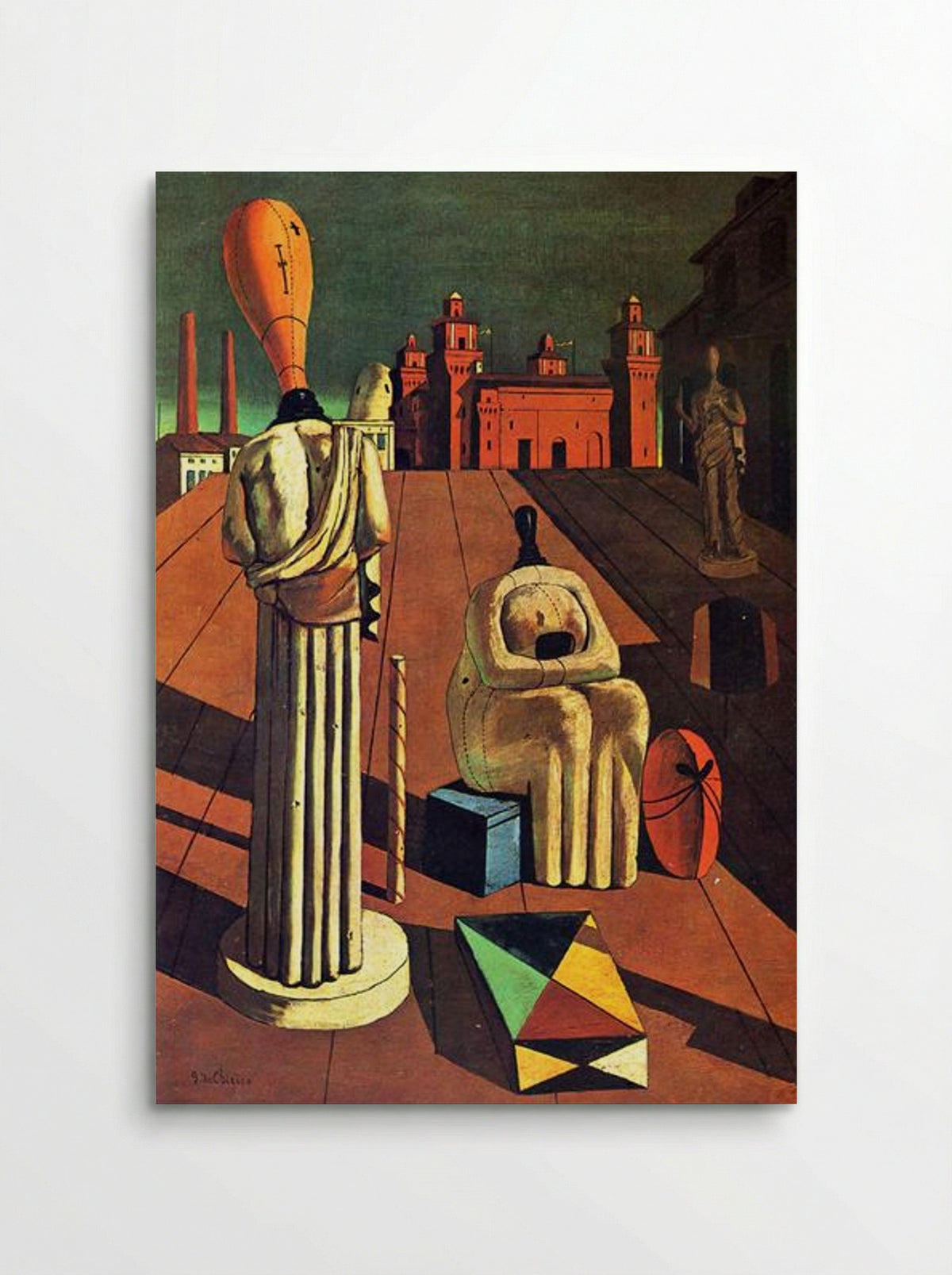 The Disquieting Muses - Giorgio de Chirico - Poster