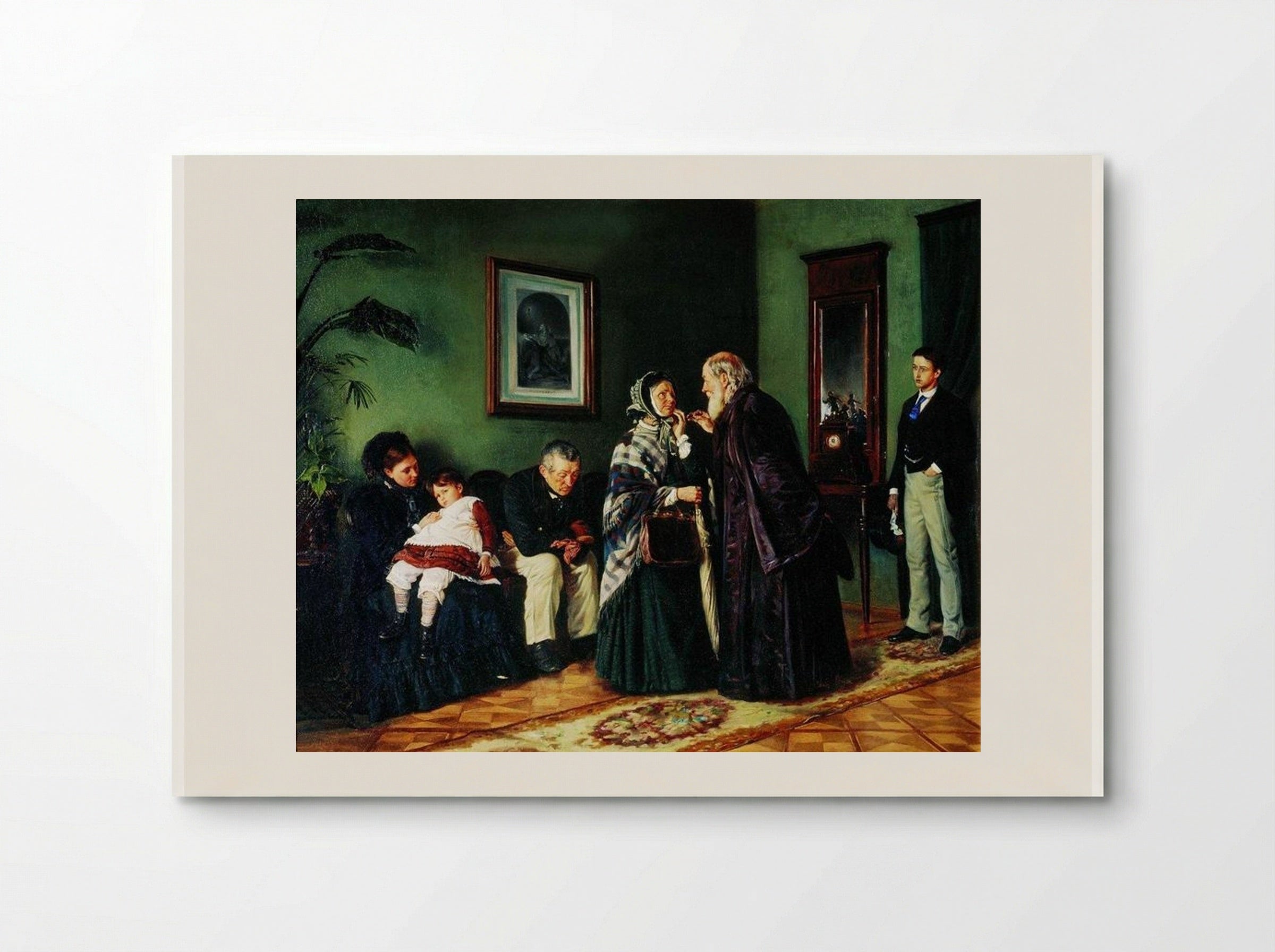 The Doctor's Waiting Room - Vladimir Makovsky - Poster