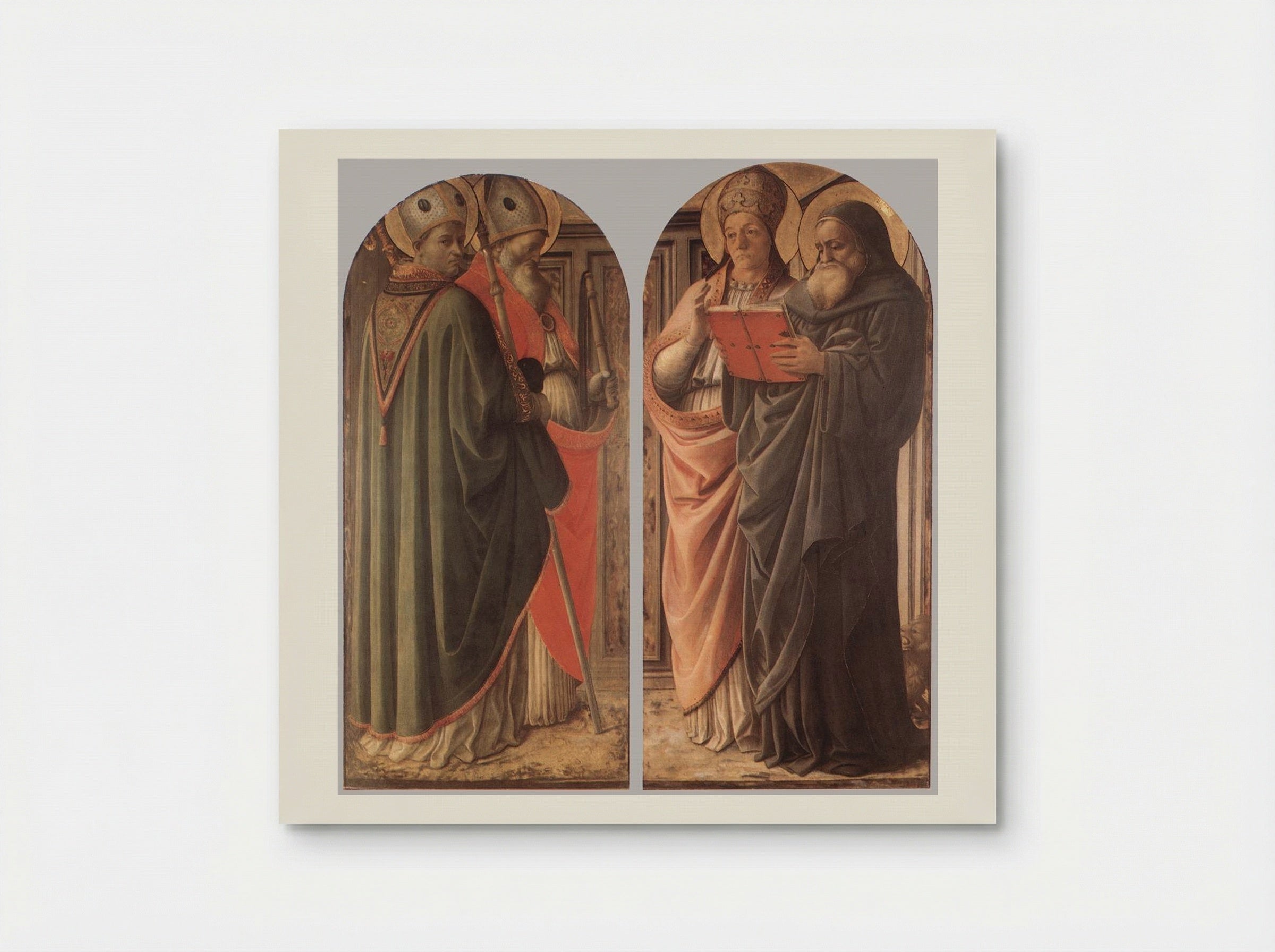 The Doctors of the Church - Filippo Lippi - Poster