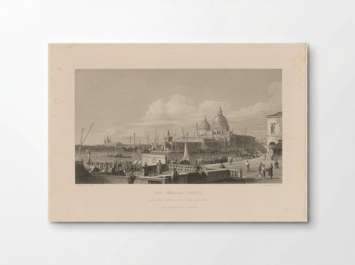 The Dogana, Venice - George Virtue - Poster