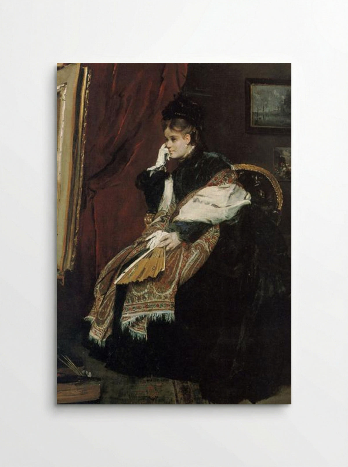 The Dolour Certainty - Alfred Stevens - Poster