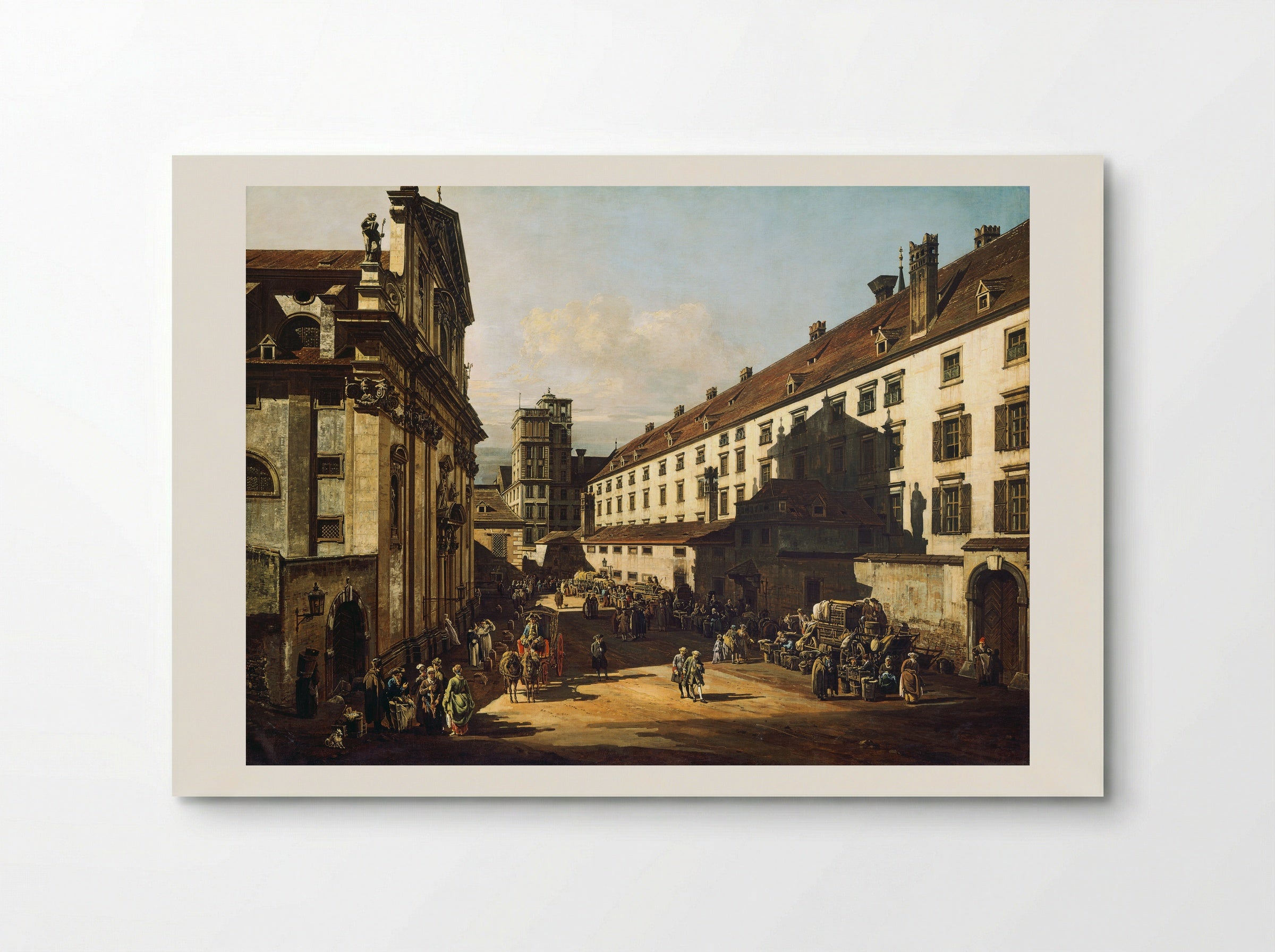 The Dominican Church in Vienna - Bernardo Bellotto - Poster