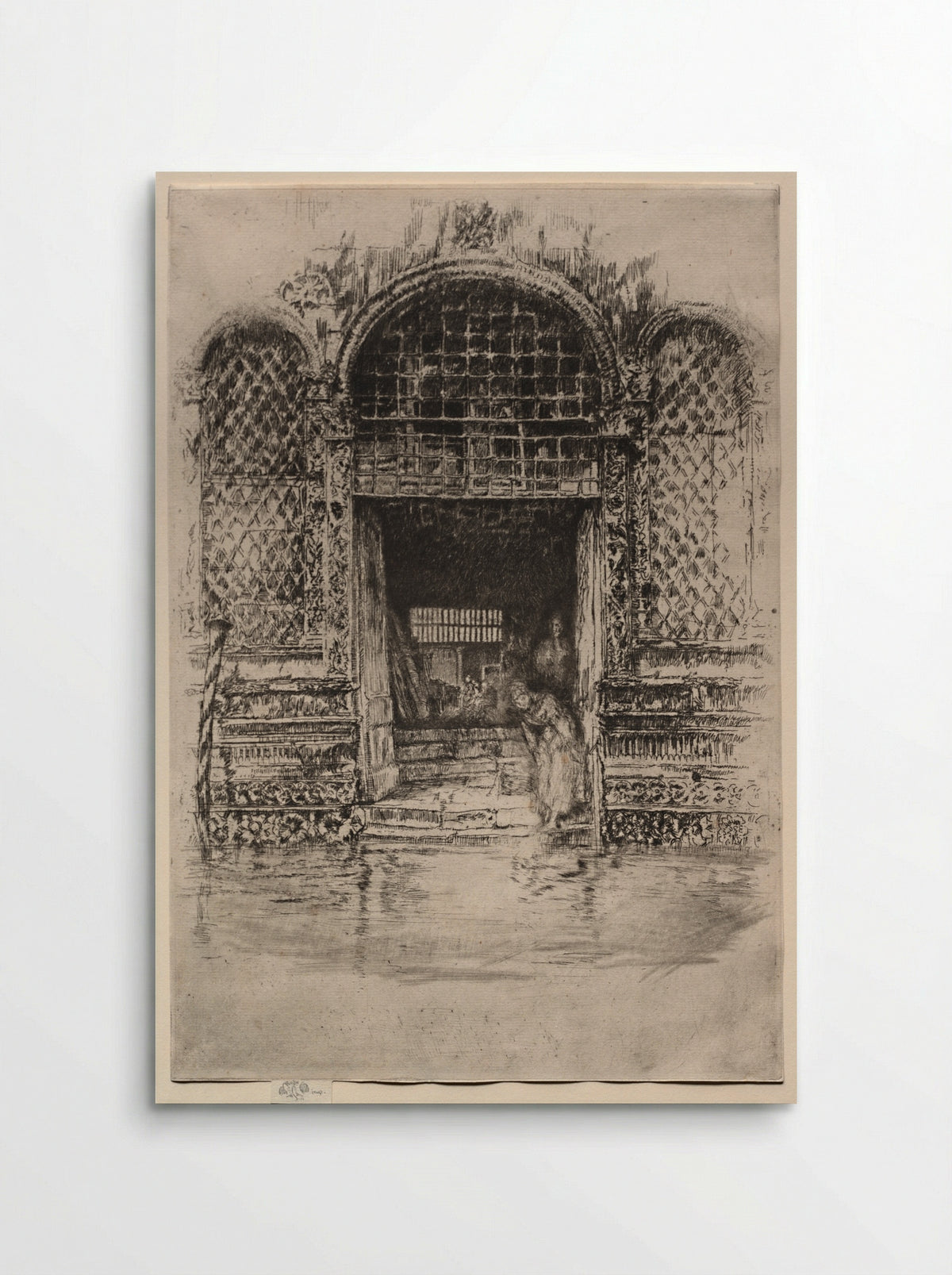 The Doorway - James McNeill Whistler - Poster