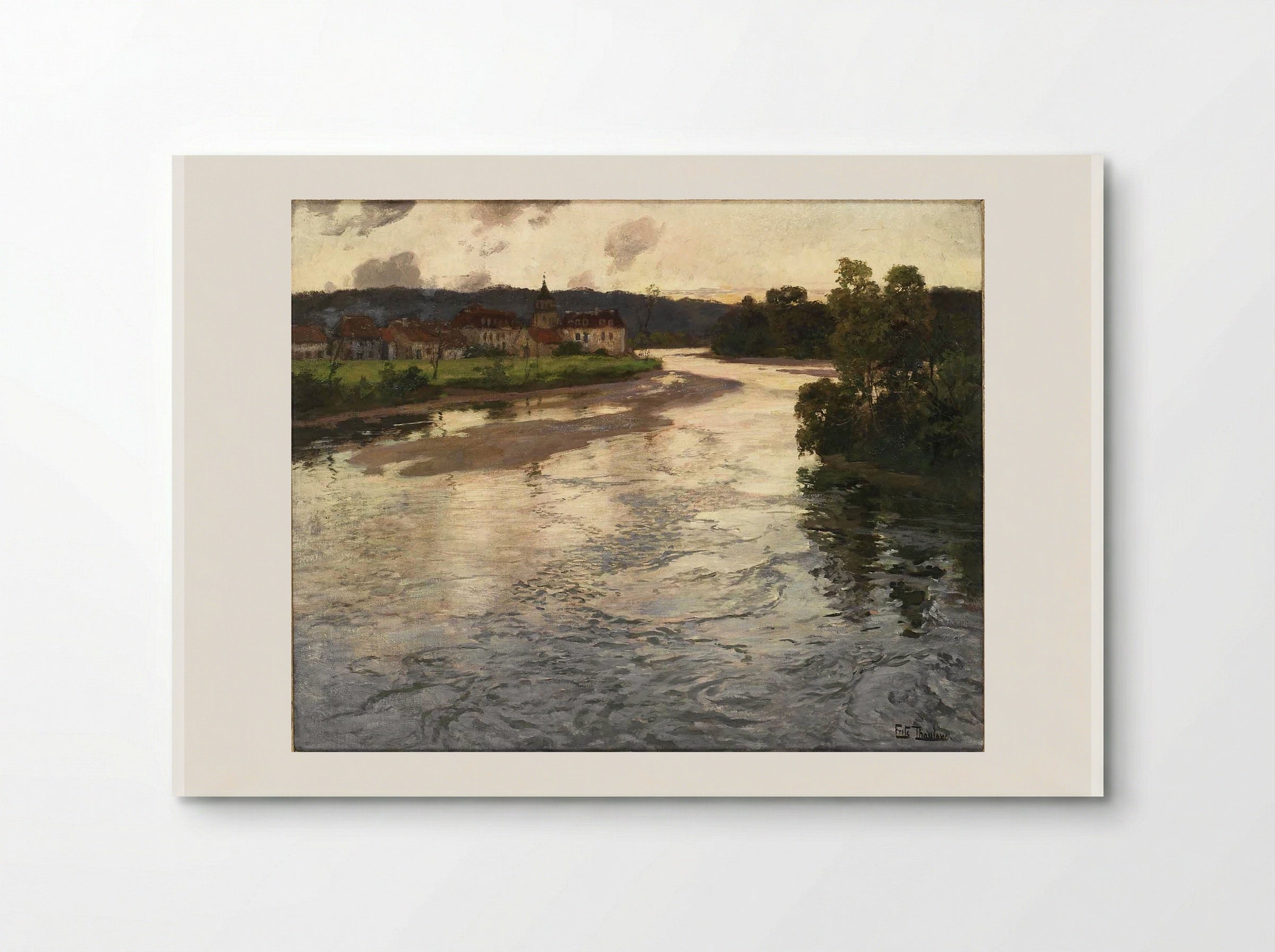 The Dordogne - Frits Thaulow - Poster