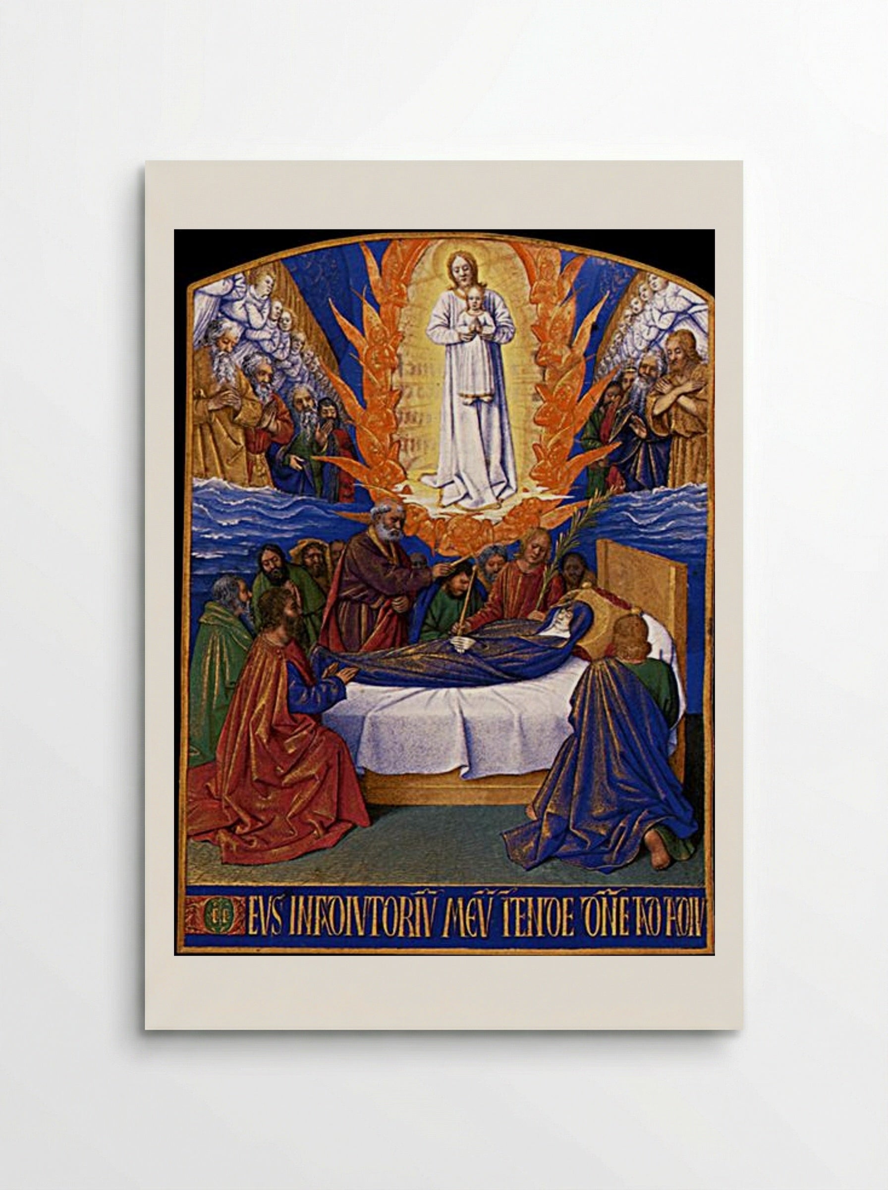 The Dormition of the Virgin - Jean Fouquet - Poster