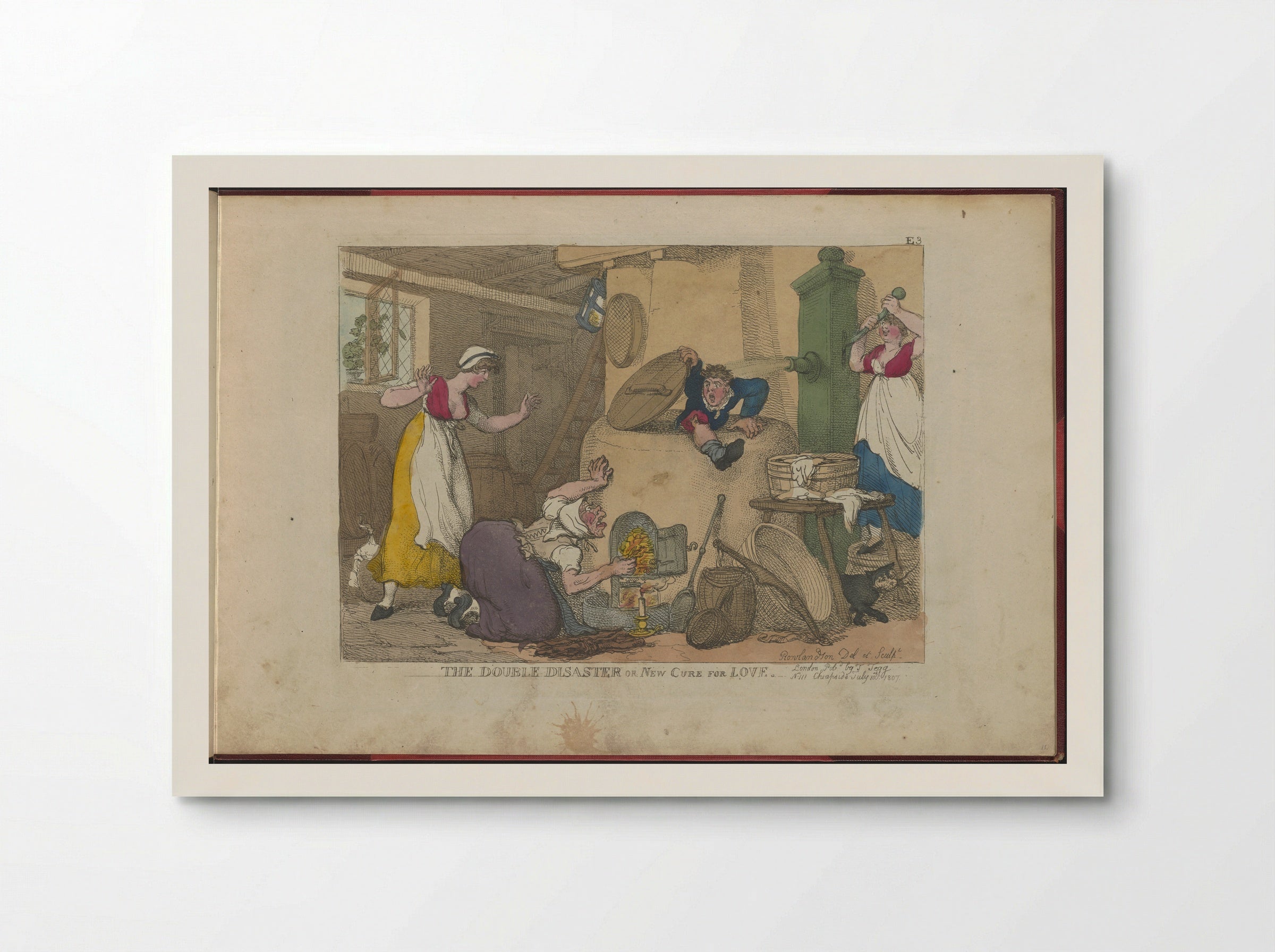 The Double Disaster or New Cure for Love - Thomas Rowlandson - Poster