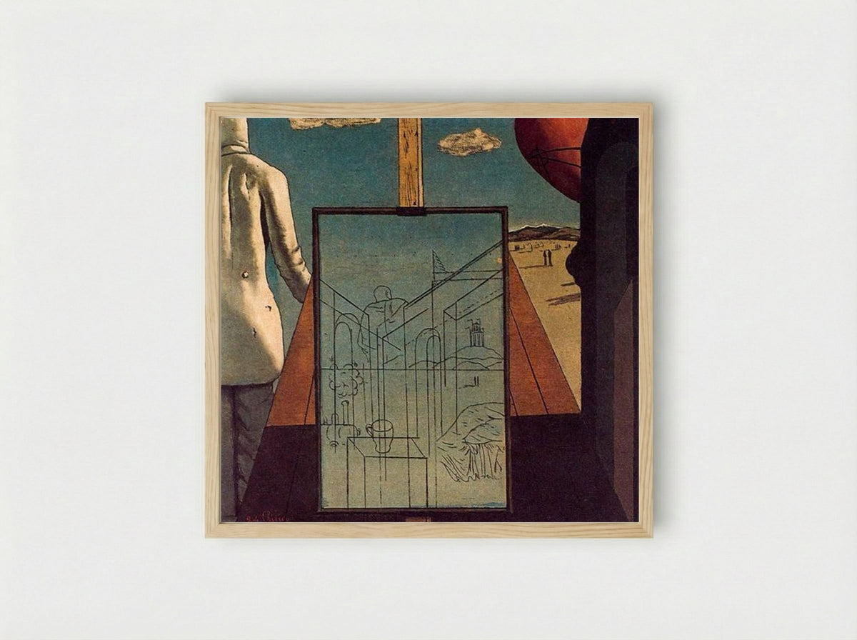 The Double Dream of Spring - Giorgio de Chirico - Framed Print Wood