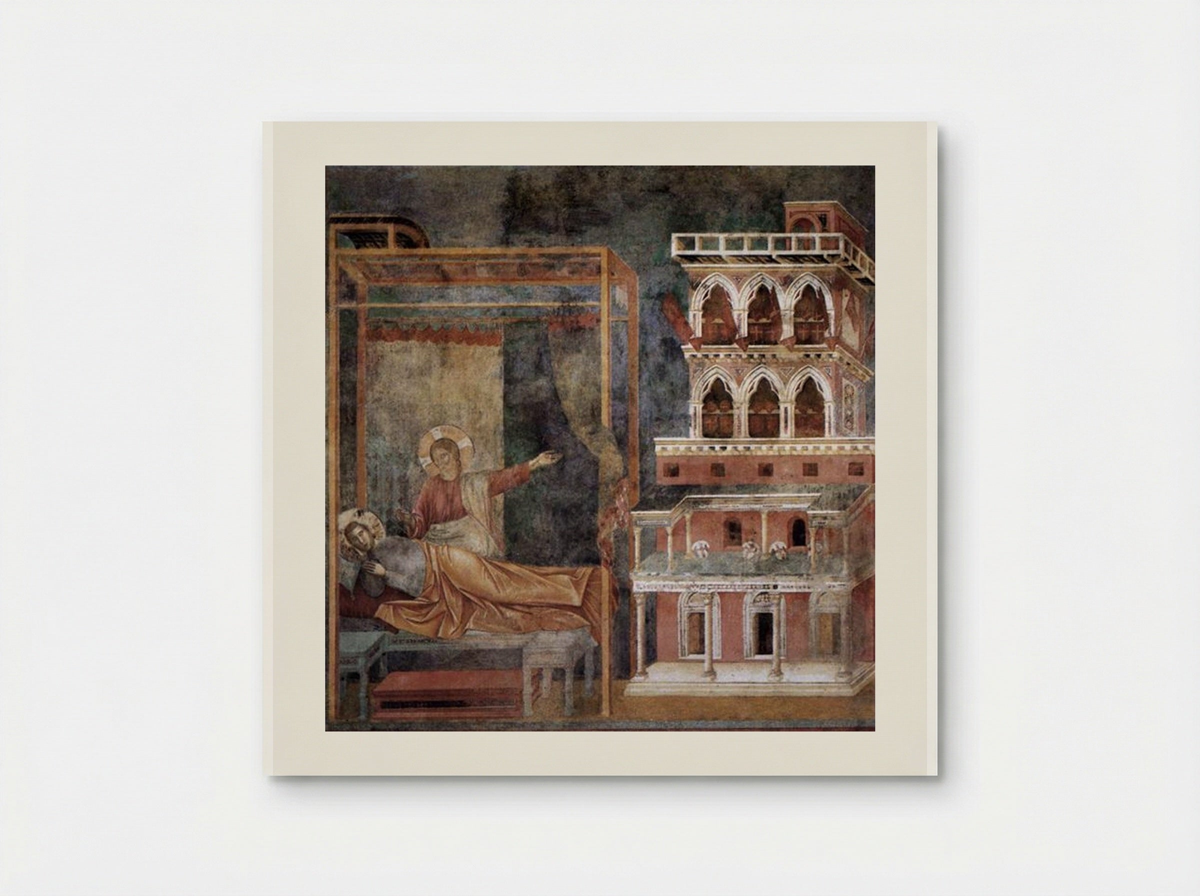 The Dream of Innocent III - Giotto di Bondone - Poster