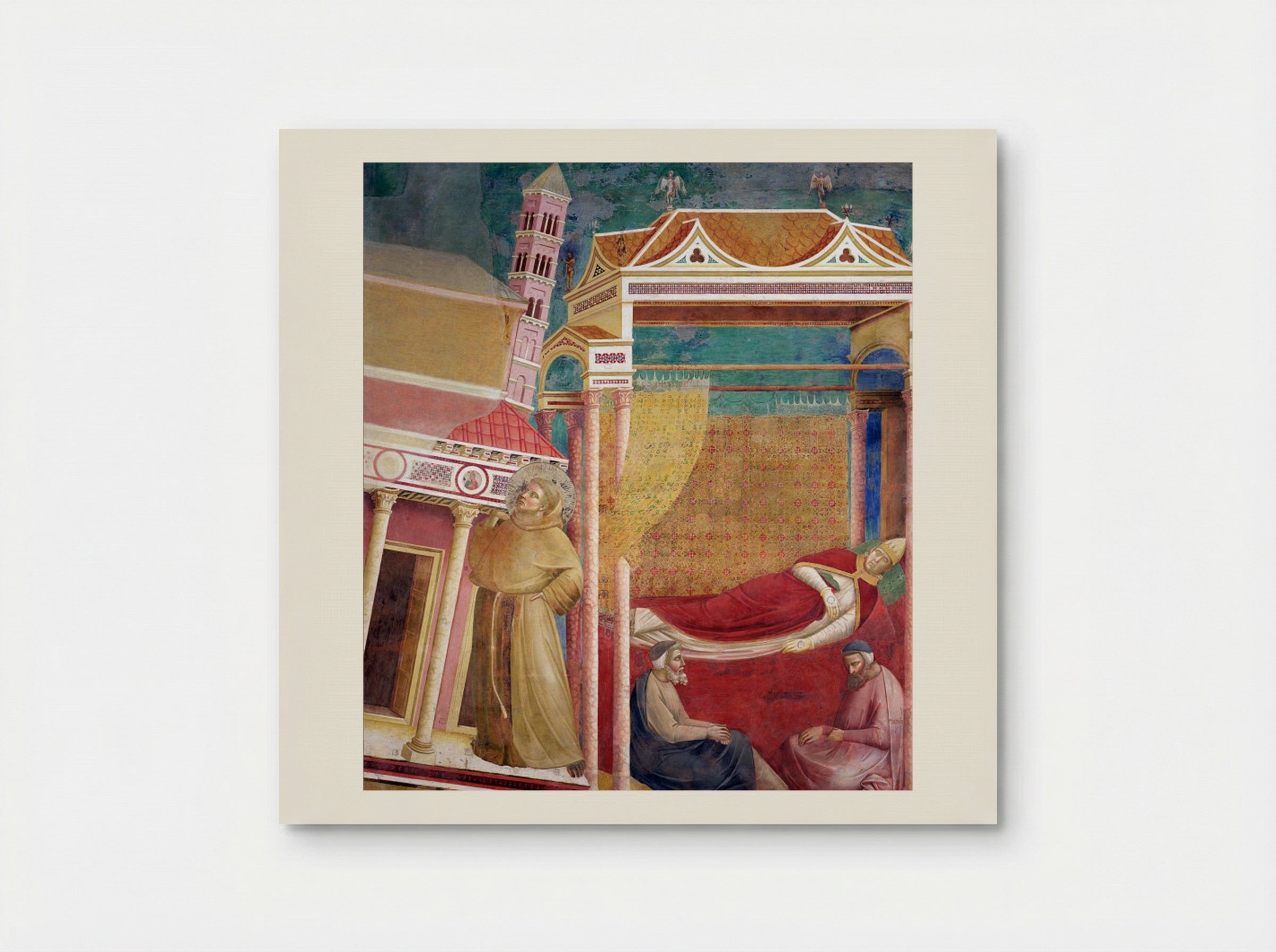 The Dream of Innocent III - Giotto di Bondone - Poster