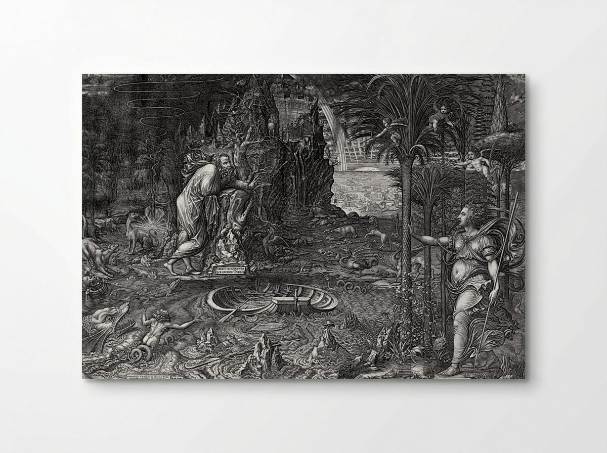 The Dream of Raphael - Giorgio Ghisi - Poster