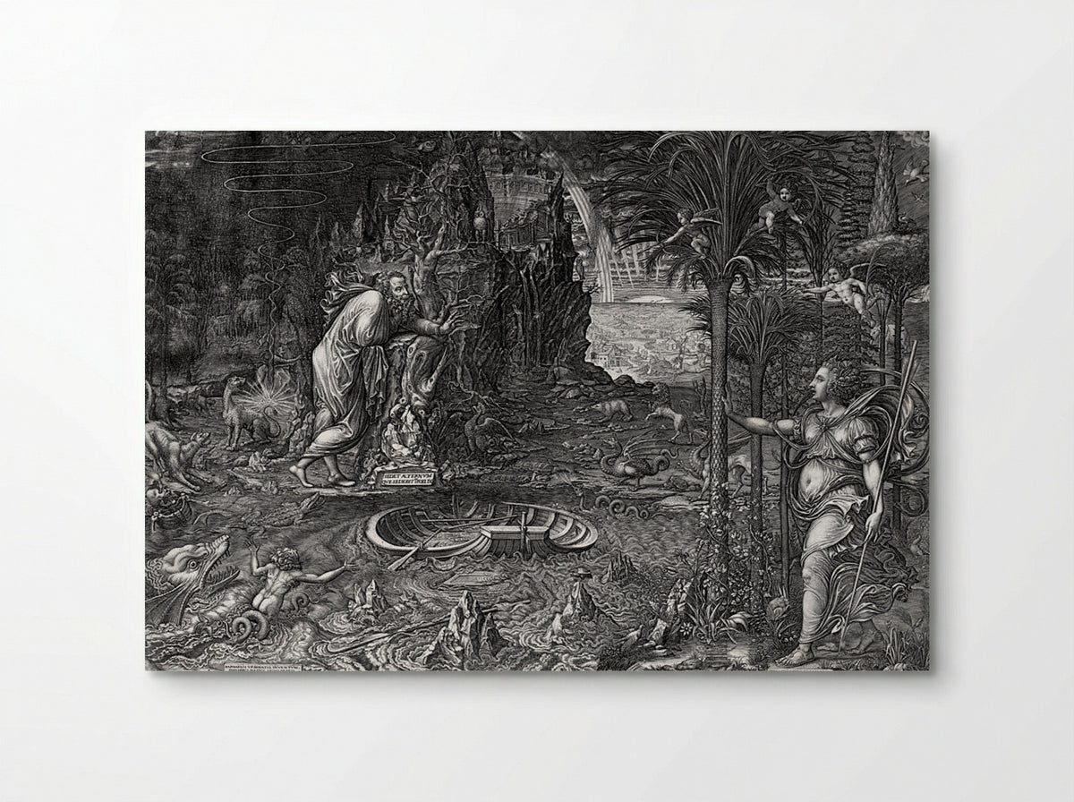 The Dream of Raphael - Giorgio Ghisi - Poster