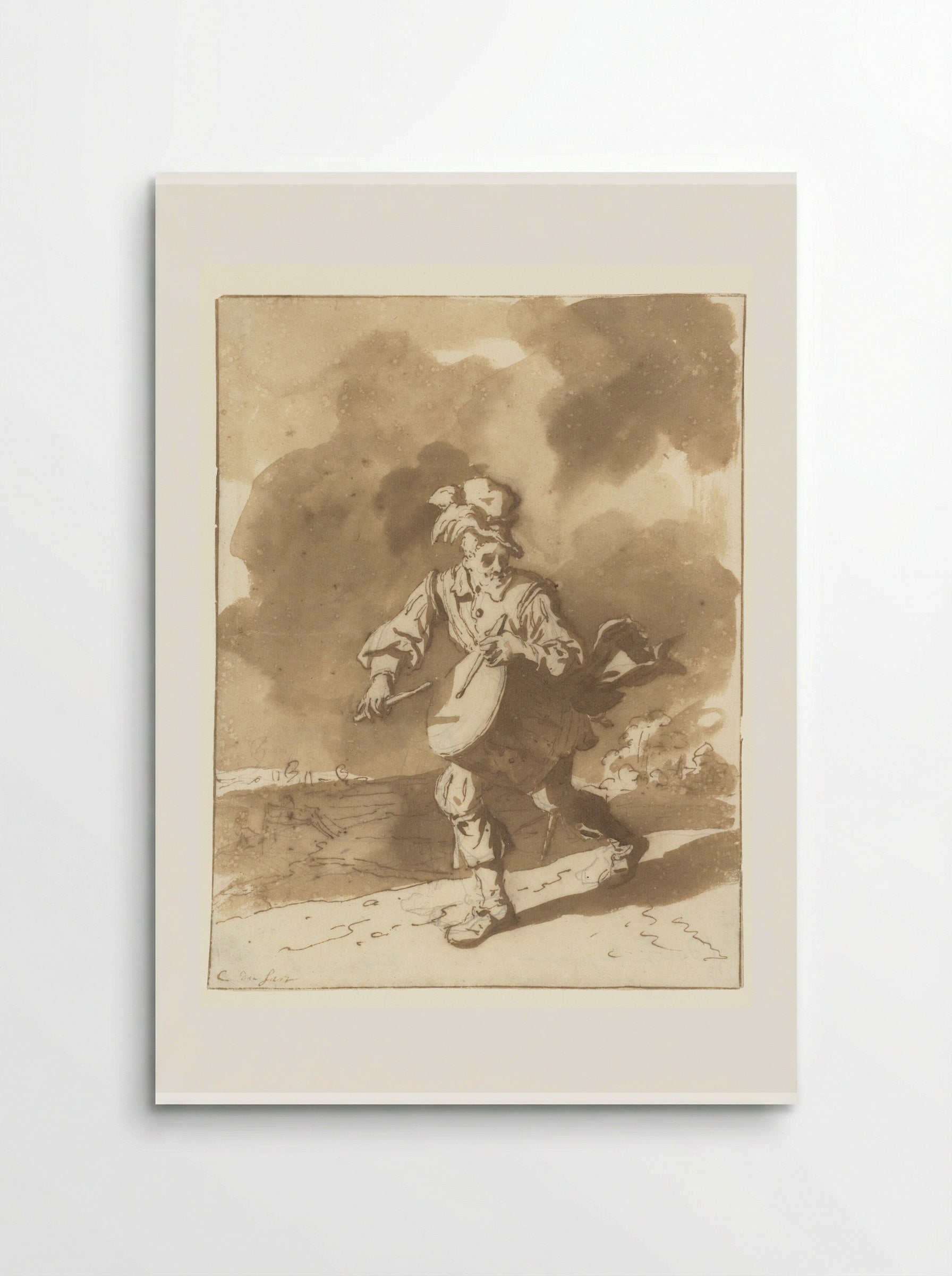 The Drummer - Cornelis Dusart - Poster