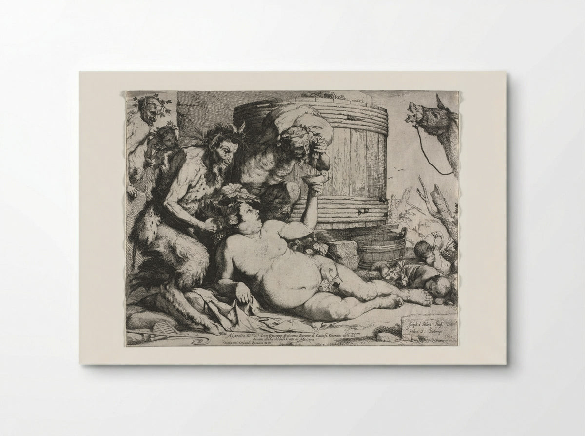 The Drunken Silenus - Jusepe de Ribera - Poster
